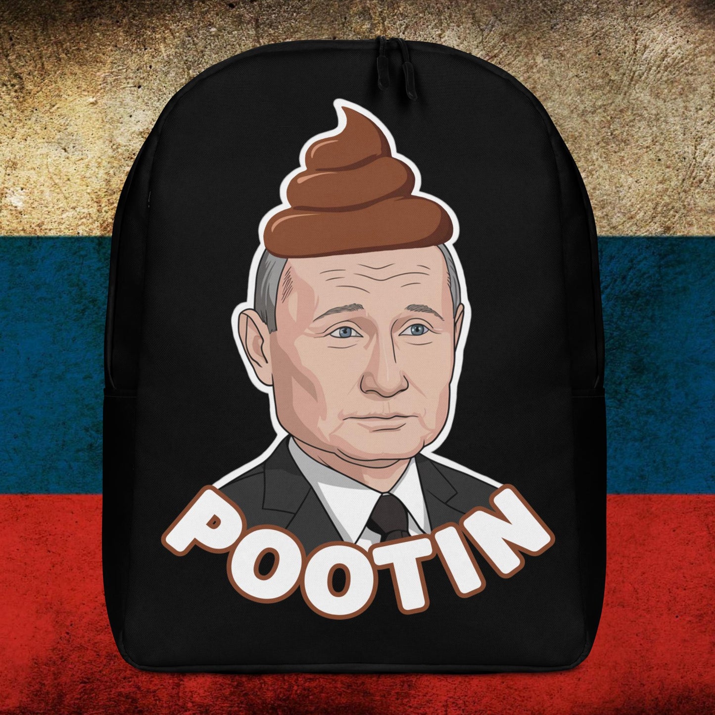 Pootin Funny Anti Vladimir Putin Backpack Default Title Bags Politics Vladimir Putin Next Cult Brand