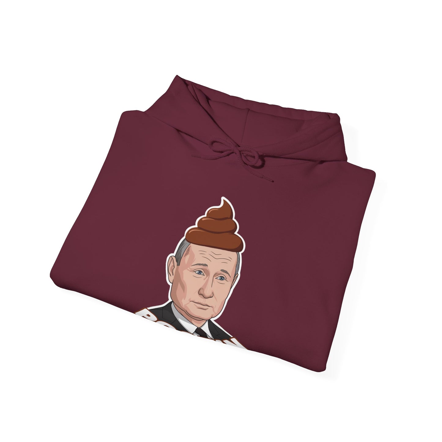 Pootin Funny Anti Vladimir Putin Unisex Heavy Blend Hooded Sweatshirt Hoodies Politics Vladimir Putin Printify
