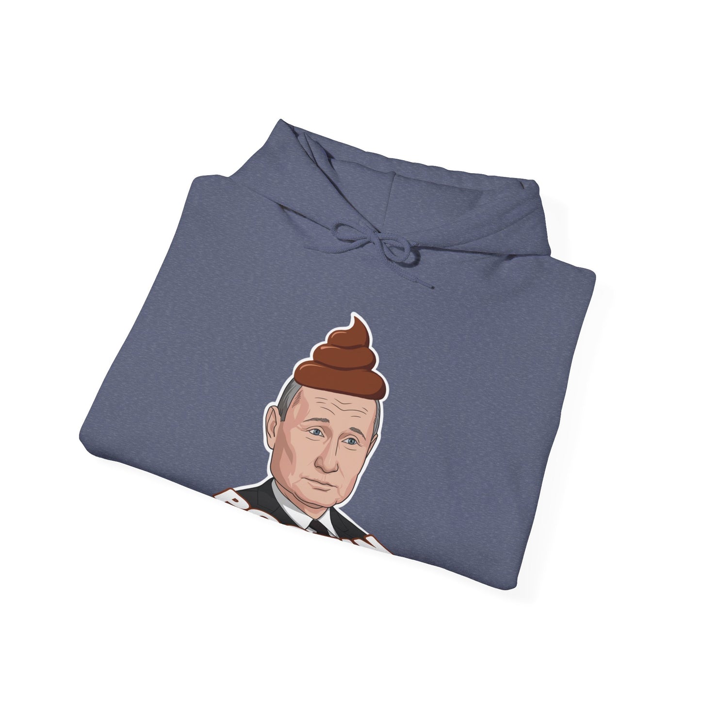 Pootin Funny Anti Vladimir Putin Unisex Heavy Blend Hooded Sweatshirt Hoodies Politics Vladimir Putin Printify