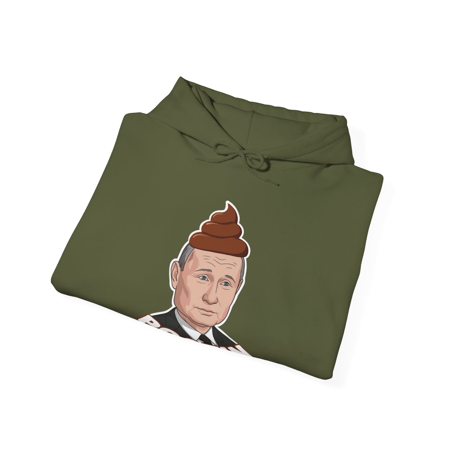 Pootin Funny Anti Vladimir Putin Unisex Heavy Blend Hooded Sweatshirt Hoodies Politics Vladimir Putin Printify