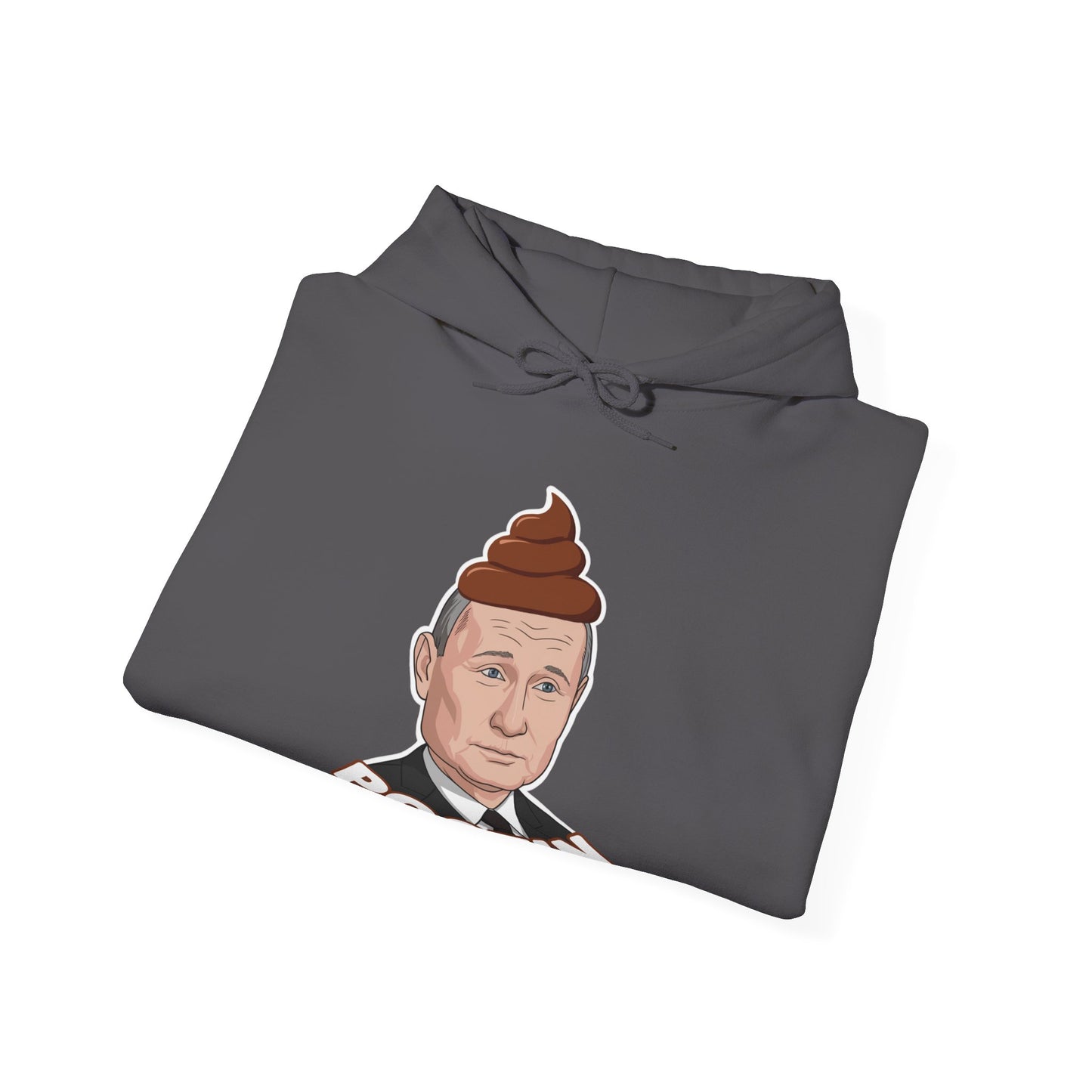 Pootin Funny Anti Vladimir Putin Unisex Heavy Blend Hooded Sweatshirt Hoodies Politics Vladimir Putin Printify