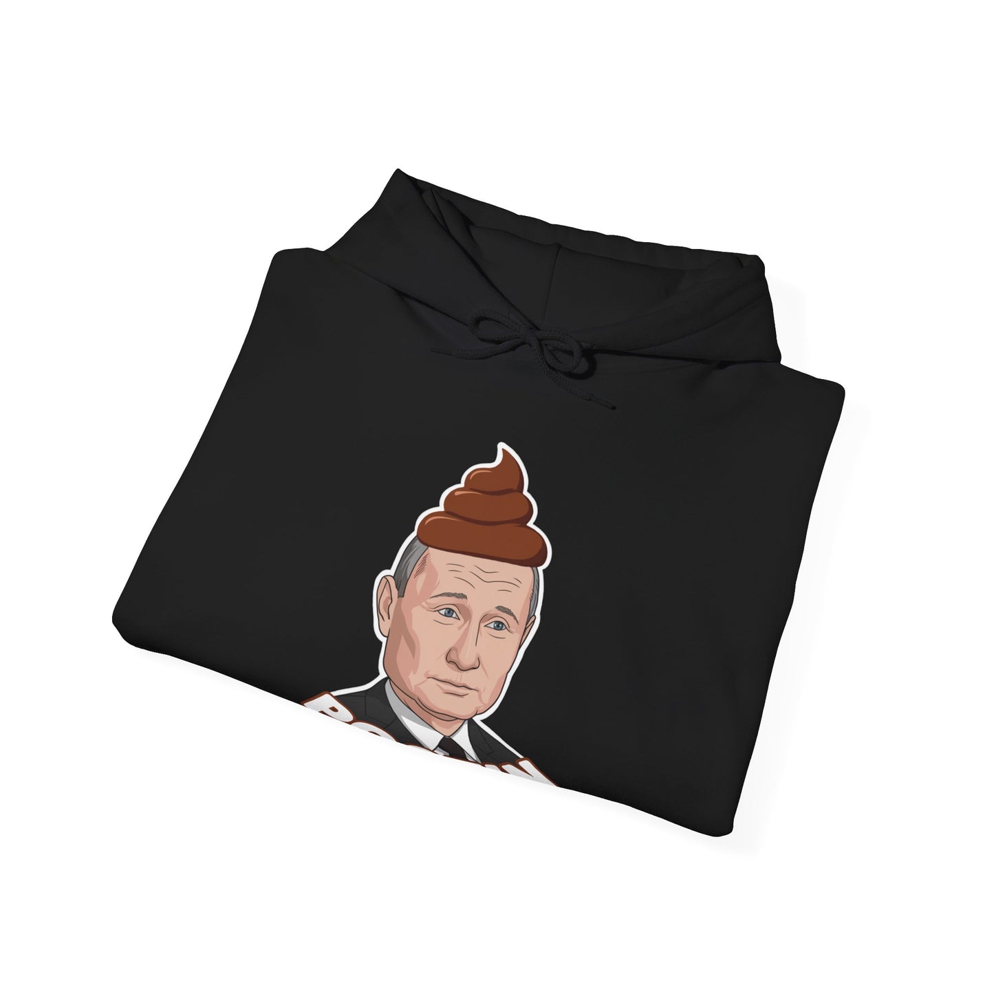 Pootin Funny Anti Vladimir Putin Unisex Heavy Blend Hooded Sweatshirt Hoodies Politics Vladimir Putin Printify