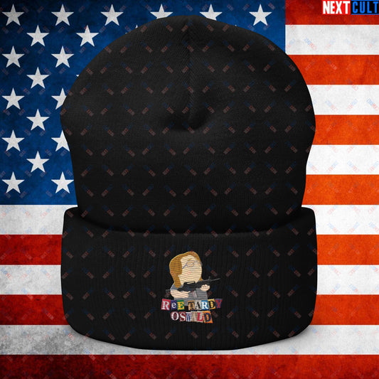 Ree Tardy Oswald Funny Thomas Matthew Crooks Donald Trump Assassination Attempt Meme Cuffed Beanie Black Hats Conspiracy Theories Donald Trump Politics Republicans South Park TV Shows Next Cult Brand