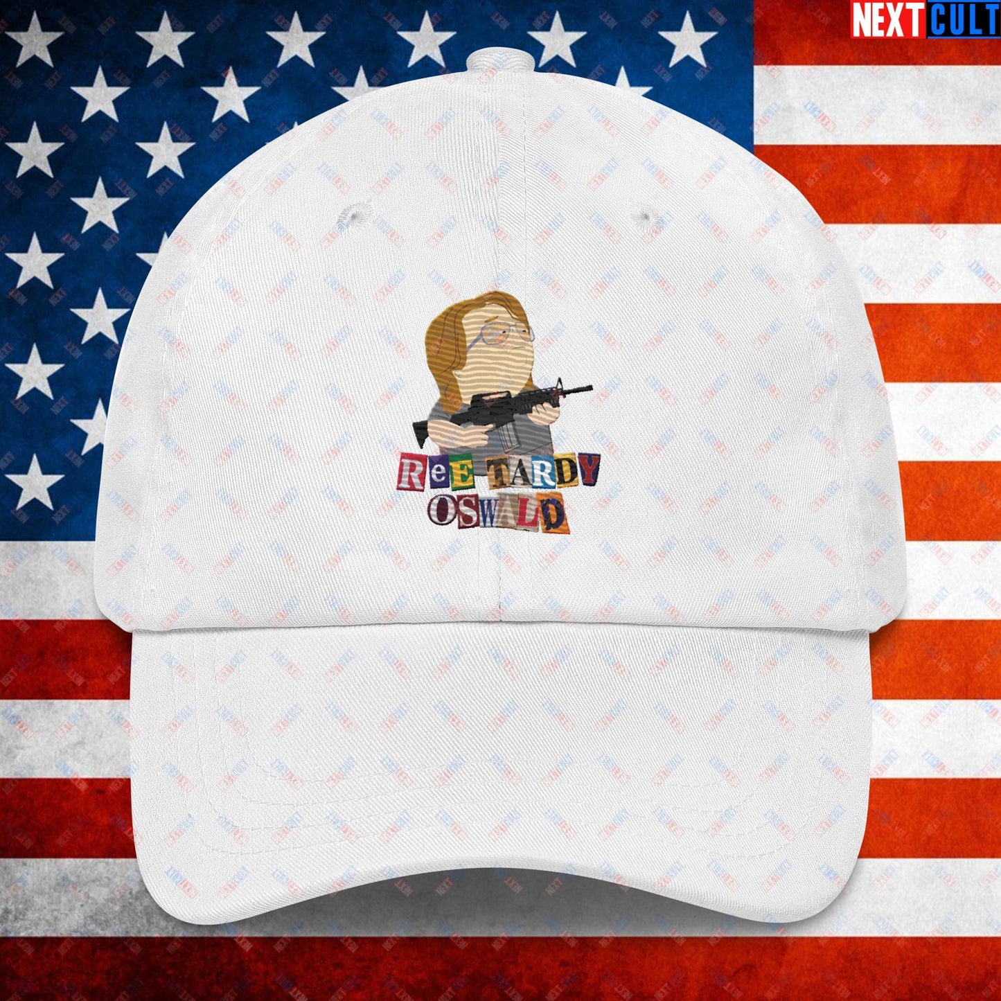 Ree Tardy Oswald Funny Thomas Matthew Crooks Donald Trump Assassination Attempt Meme Dad hat White Hats Conspiracy Theories Donald Trump Politics Republicans South Park TV Shows Next Cult Brand