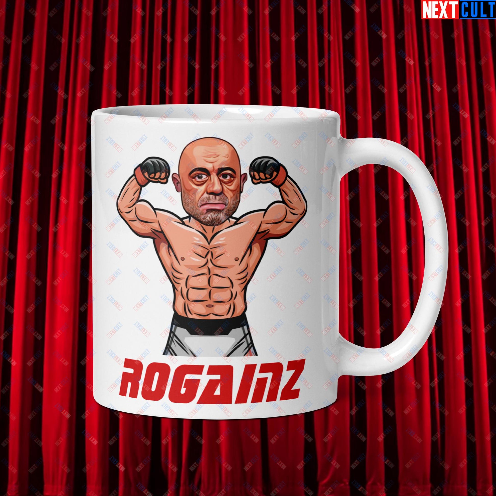 Rogainz Joe Rogan UFC MMA Martial Arts BJJ Jiu-Jitsu Gym Gains Workout Funny JRE Podcast mug Default Title Mugs Joe Rogan Podcasts Stand-up Comedy UFC Next Cult Brand