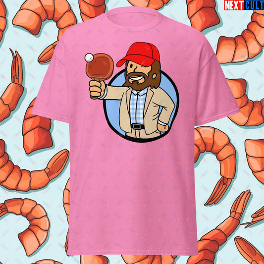 Running Boy Forrest Gump Vault Boy Fallout Funny Meme Cartoon Mashup Unisex tee Azalea T-shirts Fallout Forrest Gump Movies Tom Hanks Vault Boy Next Cult Brand