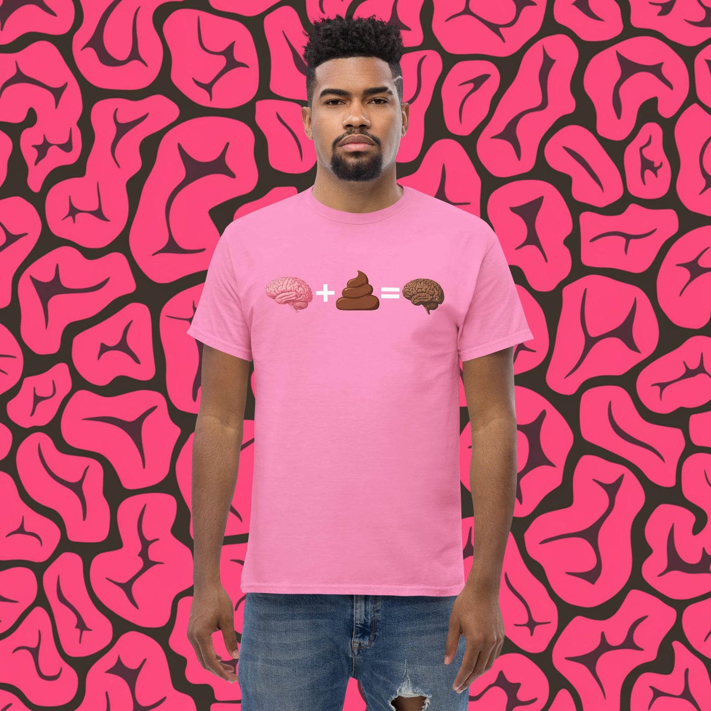 Shit For Brains Funny Math Equation Unisex tee Azalea T-shirts Brains Life Math Next Cult Brand
