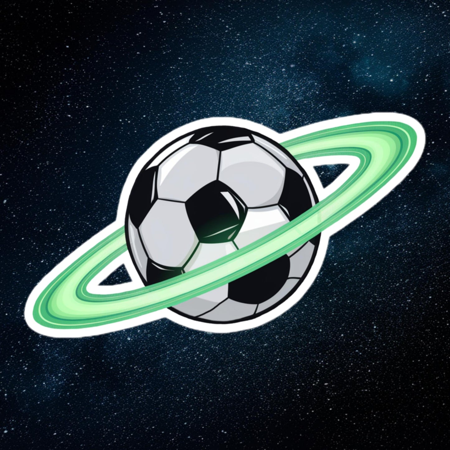 Soccer Planet Football World Bubble-free stickers 5.5″×5.5″ Stickers Football Next Cult Brand
