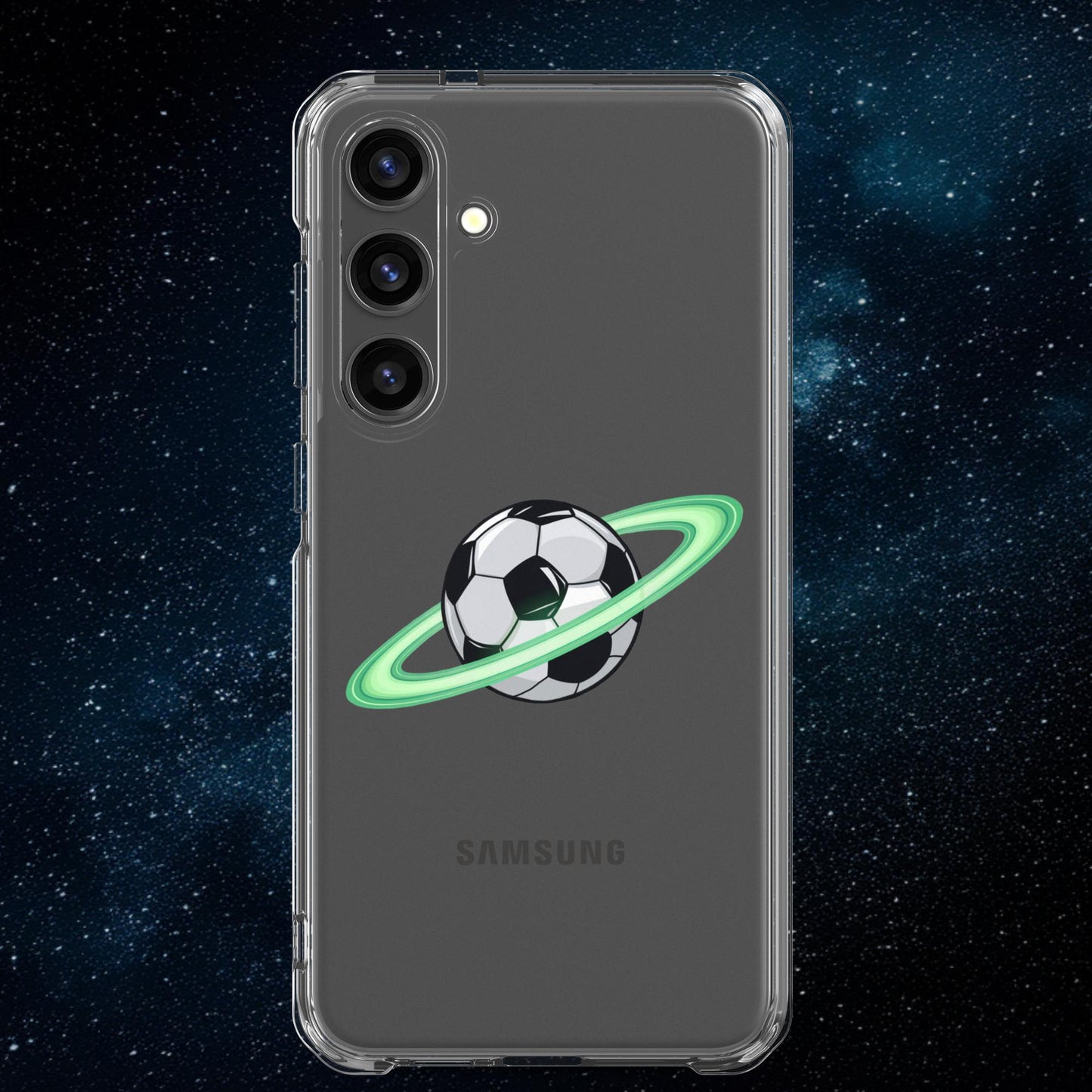Soccer Planet Football World Clear Case for Samsung Samsung Galaxy S24 Plus Mobile Phone Cases Football Next Cult Brand