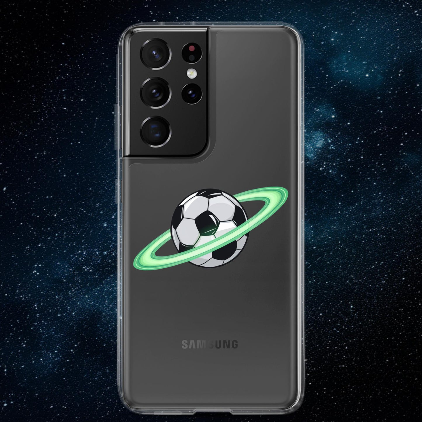 Soccer Planet Football World Clear Case for Samsung Samsung Galaxy S21 Ultra Mobile Phone Cases Football Next Cult Brand