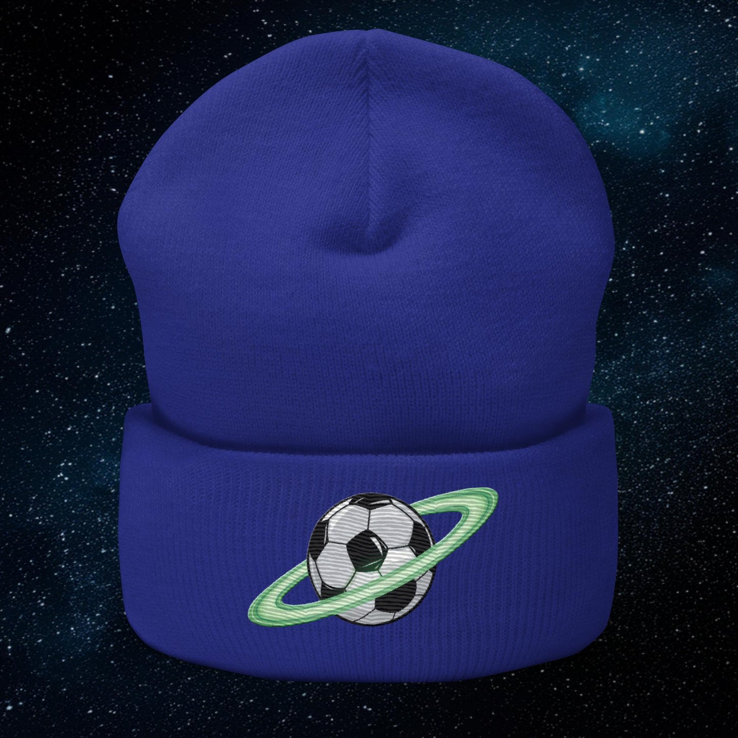 Soccer Planet Football World Cuffed Beanie Royal Hats Football Next Cult Brand