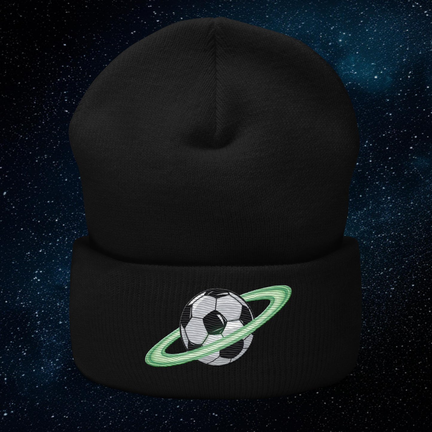 Soccer Planet Football World Cuffed Beanie Black Hats Football Next Cult Brand