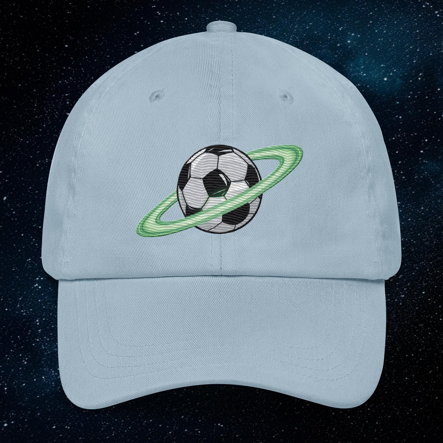 Soccer Planet Football World Dad hat Light Blue Hats Football Next Cult Brand