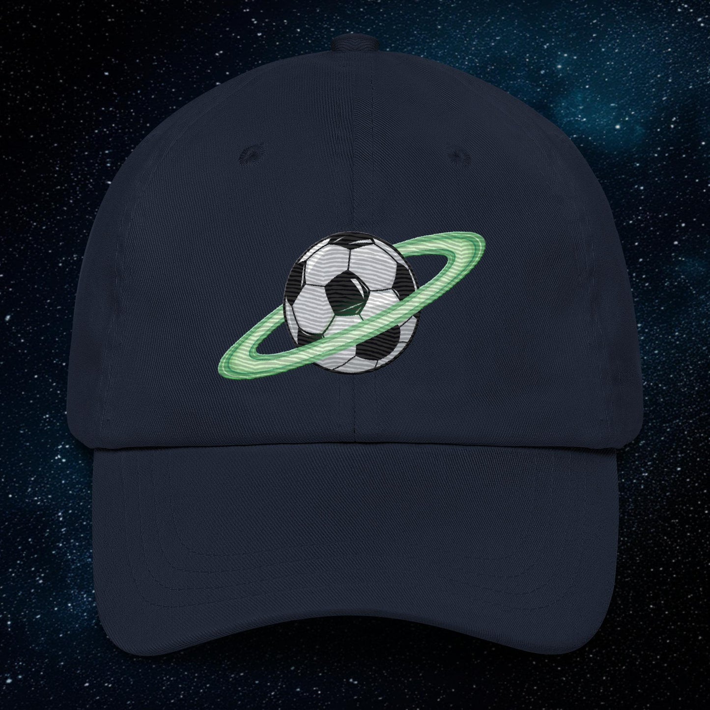 Soccer Planet Football World Dad hat Navy Hats Football Next Cult Brand