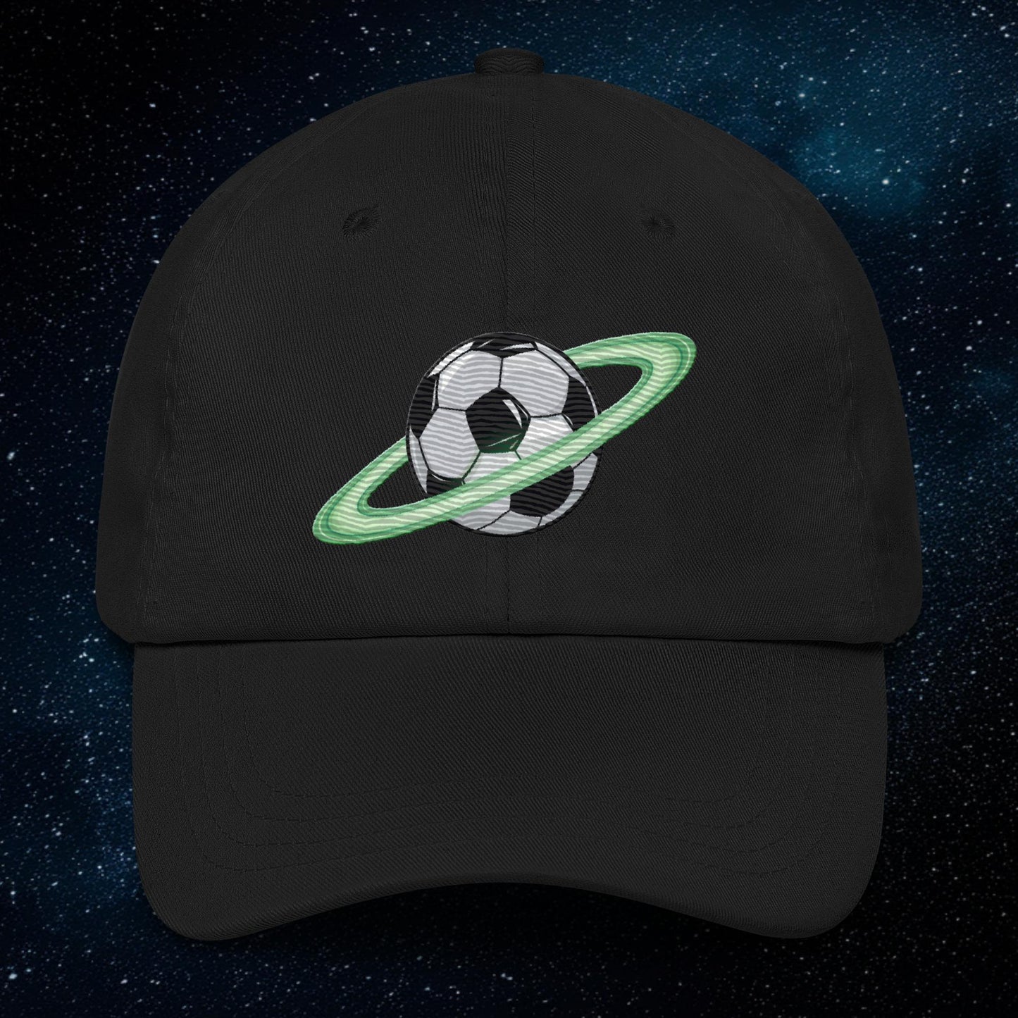 Soccer Planet Football World Dad hat Black Hats Football Next Cult Brand