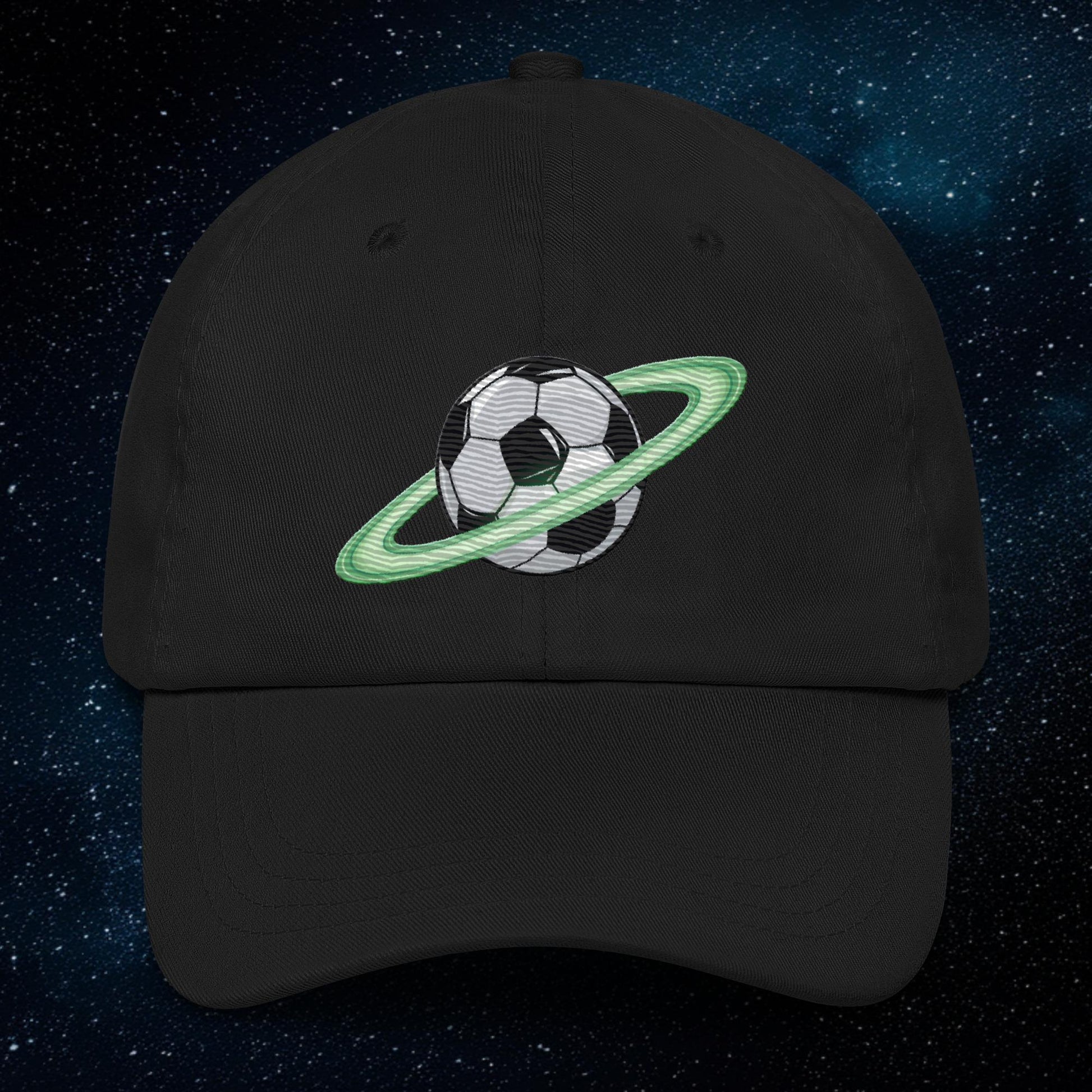 Soccer Planet Football World Dad hat Black Hats Football Next Cult Brand