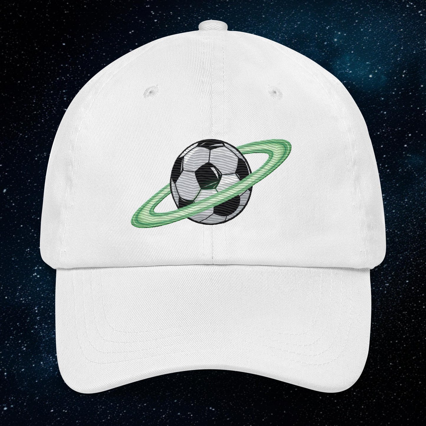Soccer Planet Football World Dad hat White Hats Football Next Cult Brand