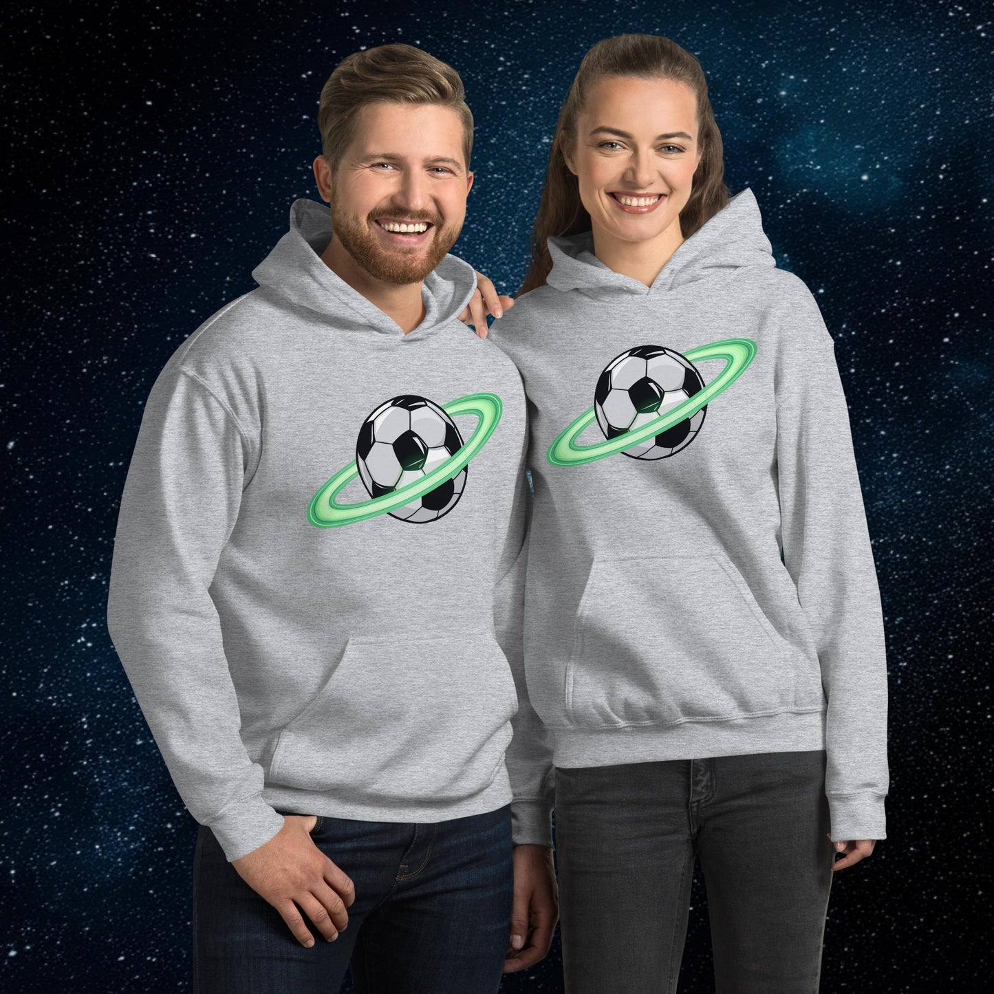 Soccer Planet Football World Unisex Hoodie Sport Grey Hoodies Football Next Cult Brand