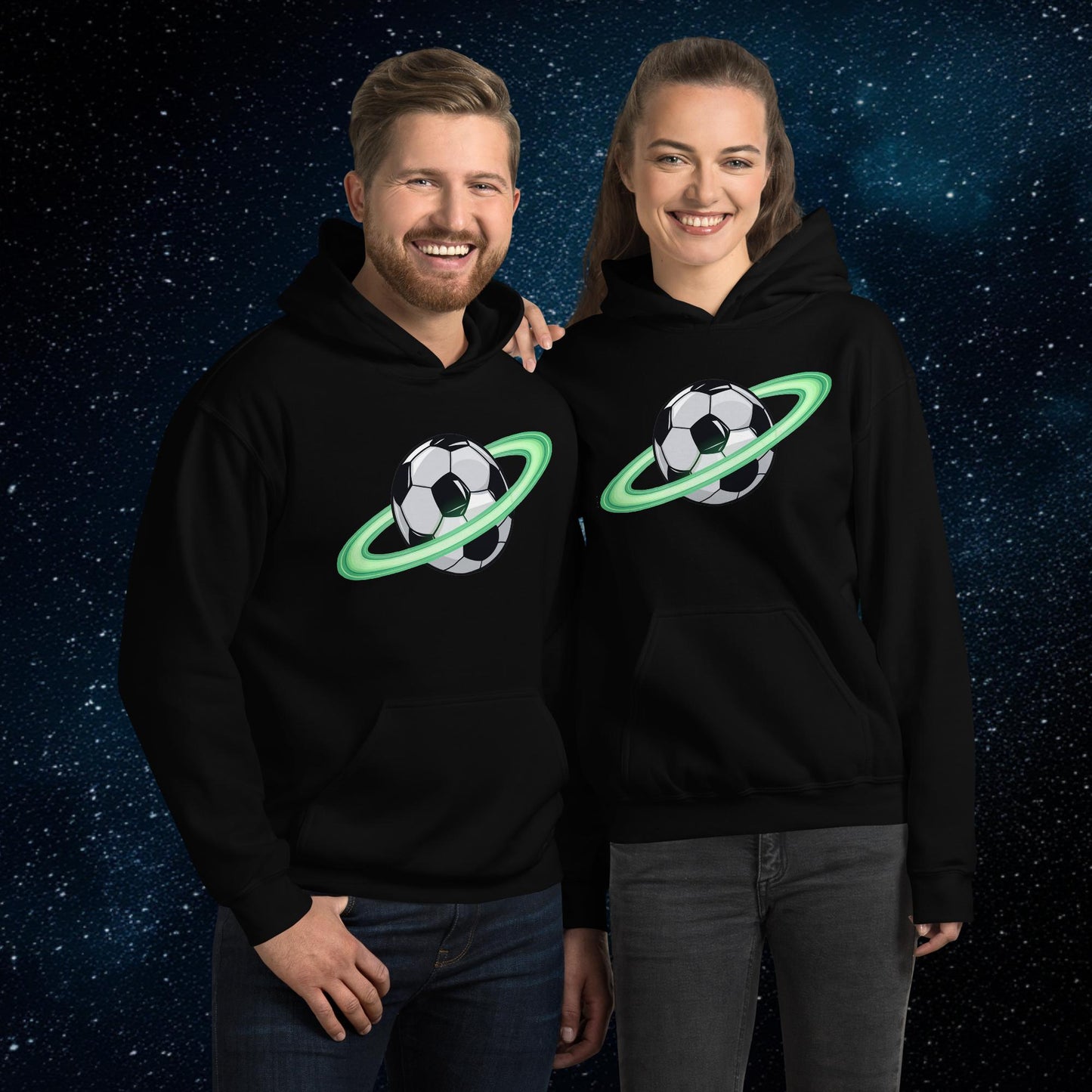 Soccer Planet Football World Unisex Hoodie Black Hoodies Football Next Cult Brand
