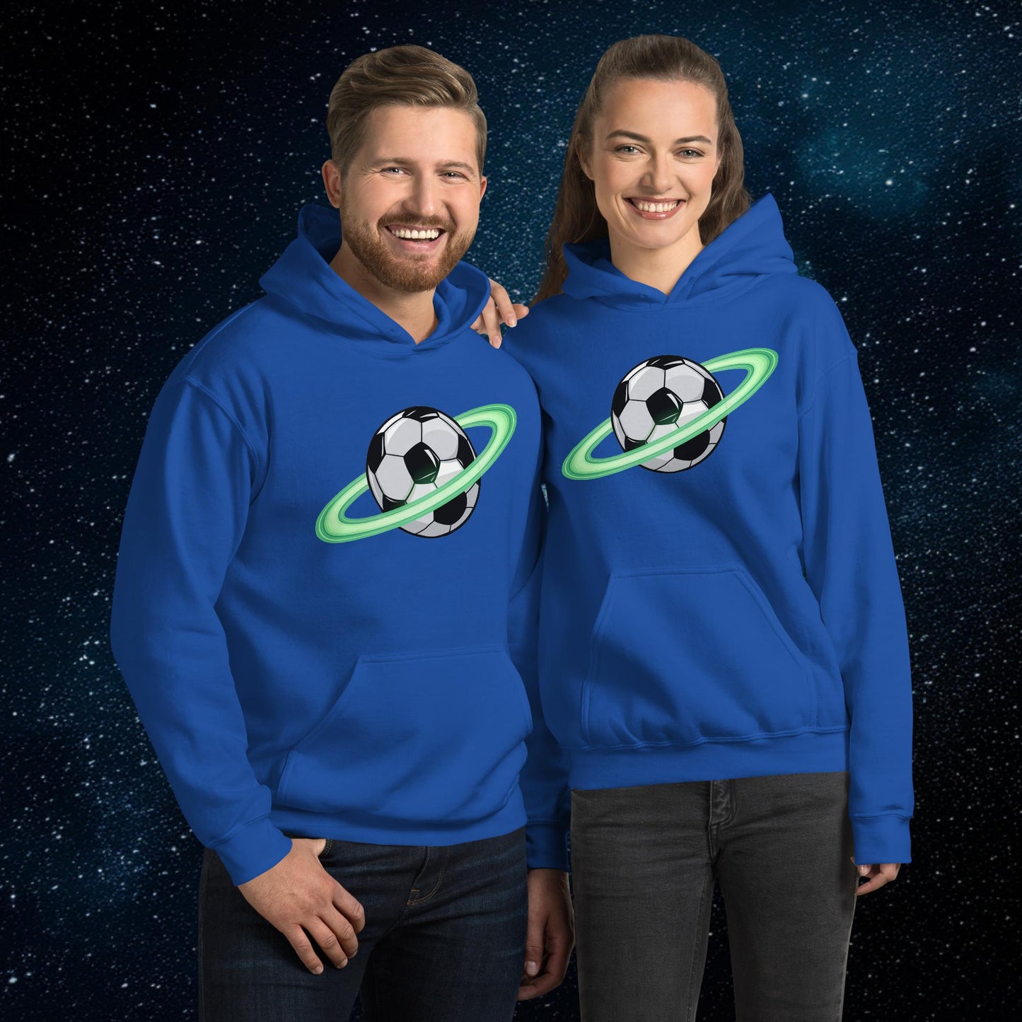 Soccer Planet Football World Unisex Hoodie Royal Hoodies Football Next Cult Brand
