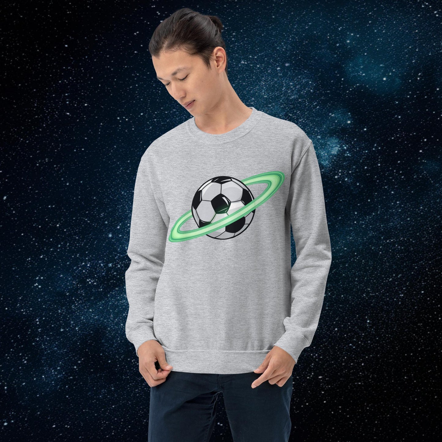 Soccer Planet Football World Unisex Sweatshirt Sport Grey Sweatshirts Football Next Cult Brand