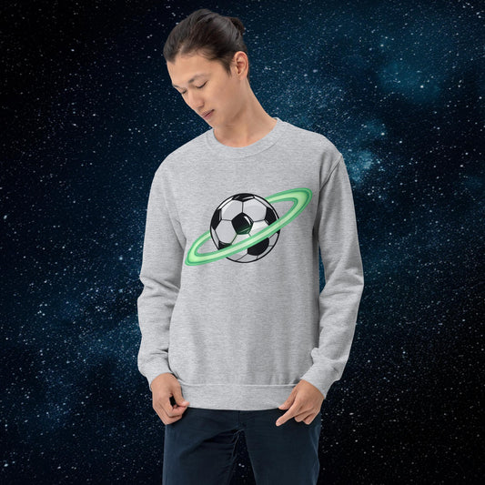 Soccer Planet Football World Unisex Sweatshirt Sport Grey Sweatshirts Football Next Cult Brand