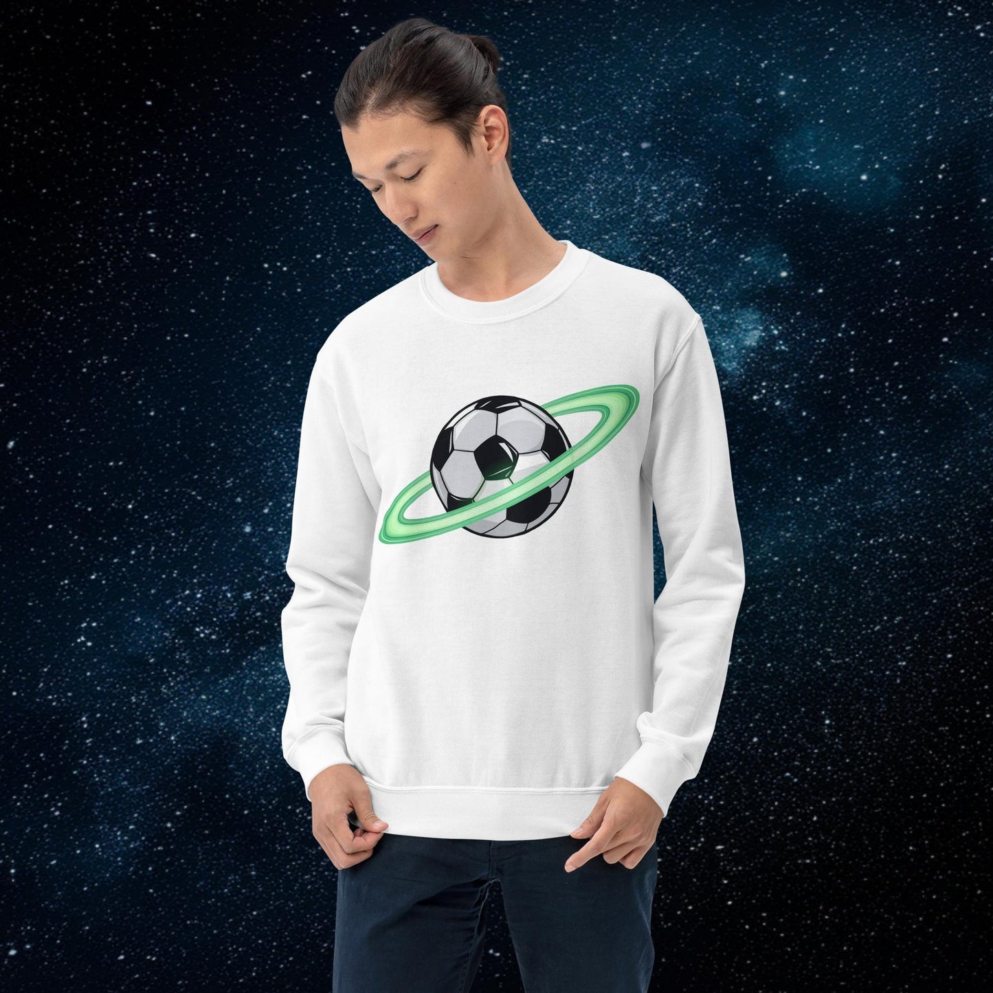 Soccer Planet Football World Unisex Sweatshirt White Sweatshirts Football Next Cult Brand
