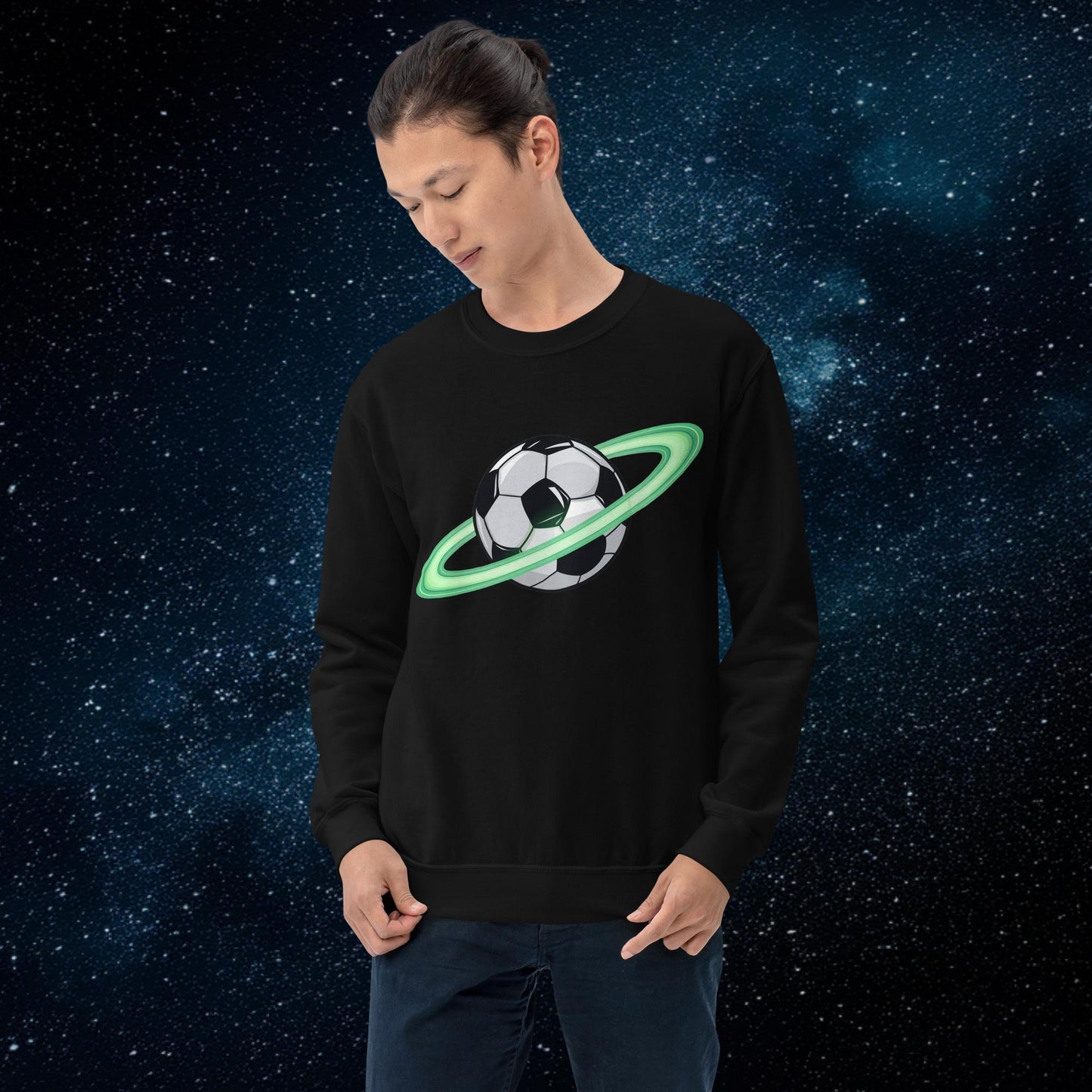Soccer Planet Football World Unisex Sweatshirt Black Sweatshirts Football Next Cult Brand