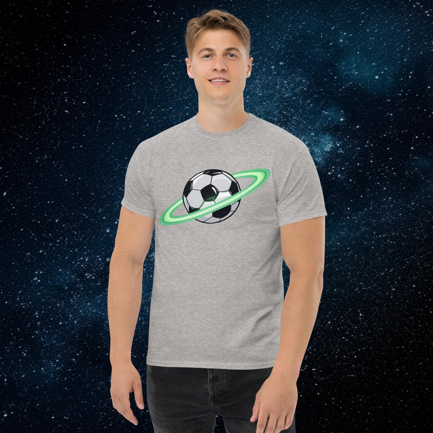 Soccer Planet Football World Unisex tee Sport Grey T-shirts Football Next Cult Brand