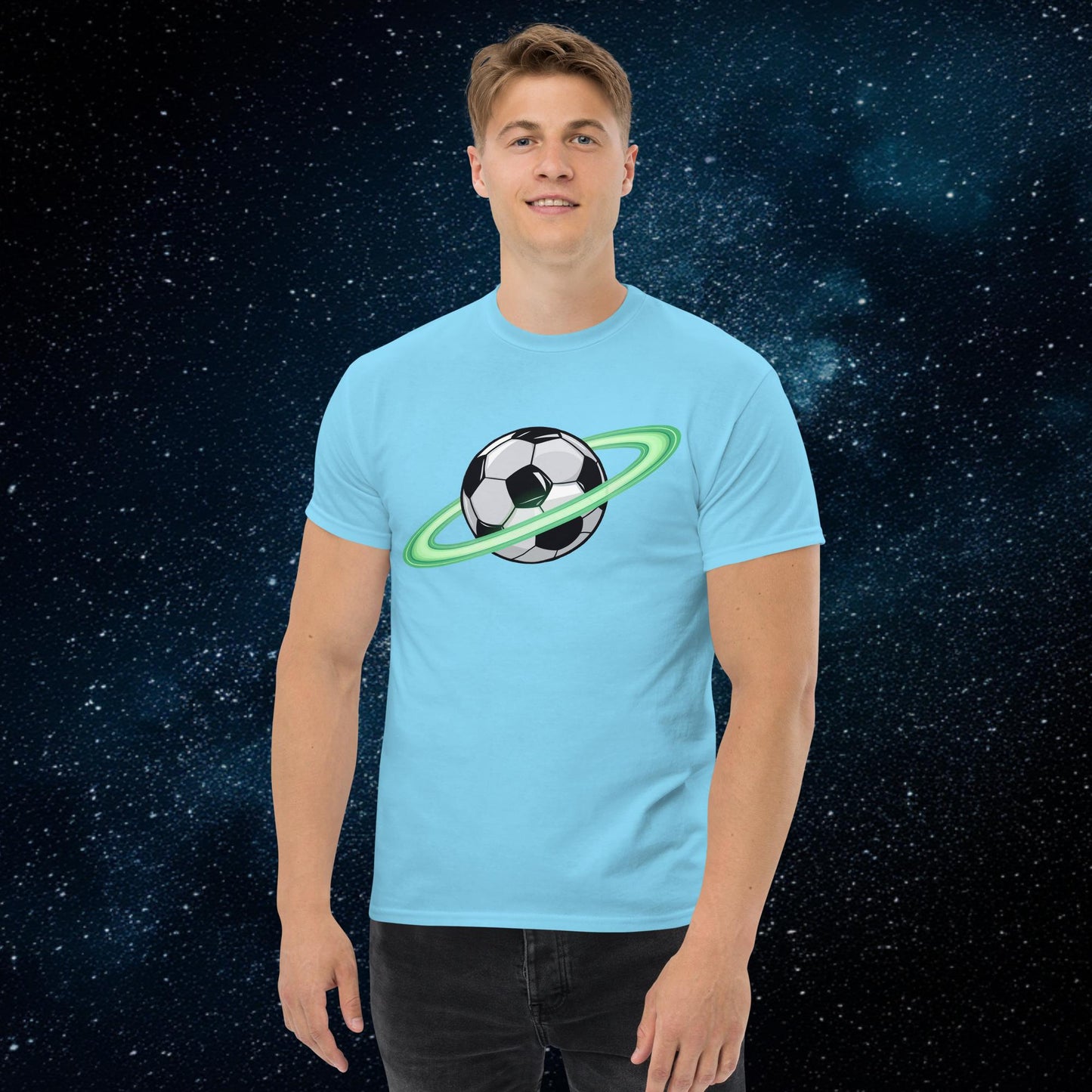 Soccer Planet Football World Unisex tee Sky T-shirts Football Next Cult Brand