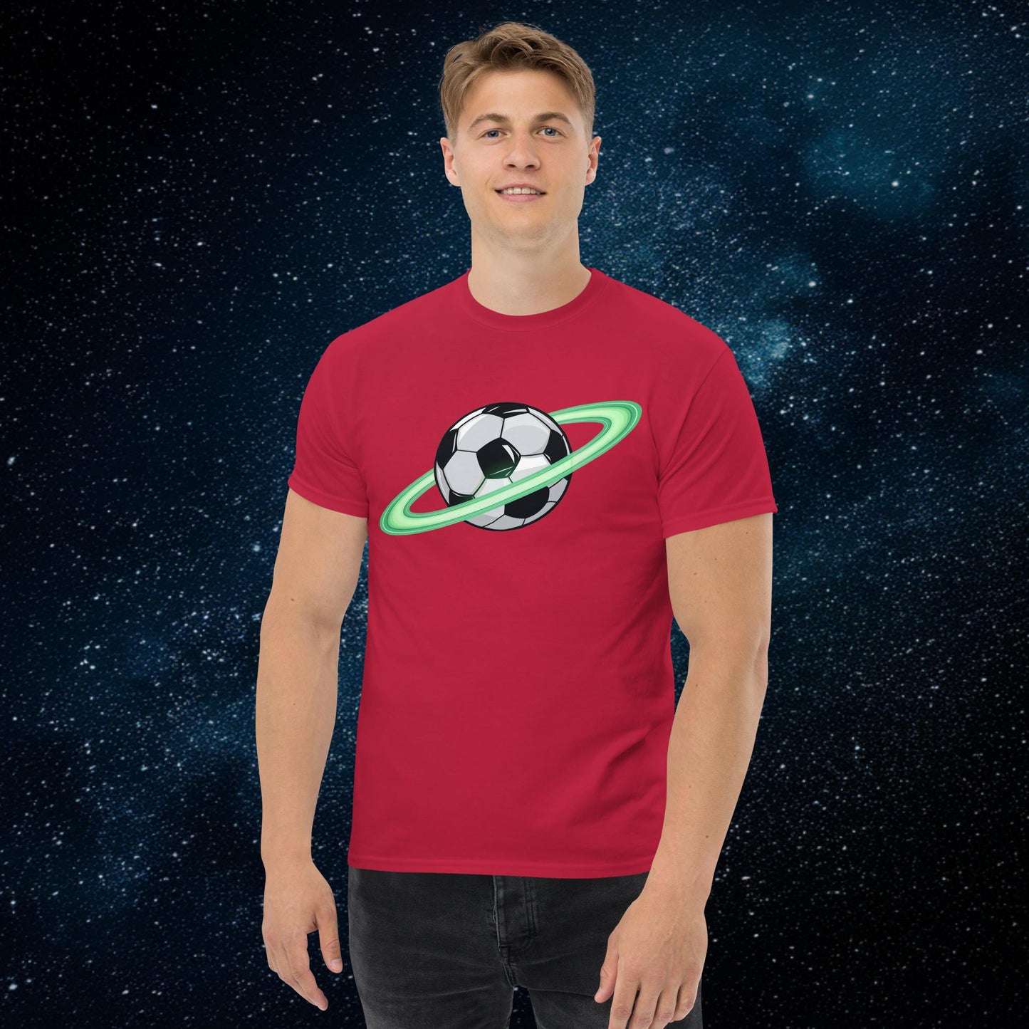 Soccer Planet Football World Unisex tee Cardinal T-shirts Football Next Cult Brand