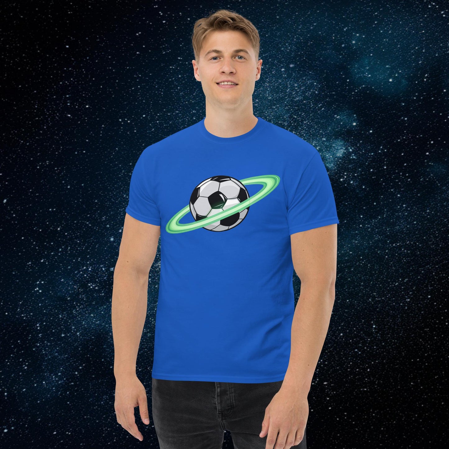 Soccer Planet Football World Unisex tee Royal T-shirts Football Next Cult Brand