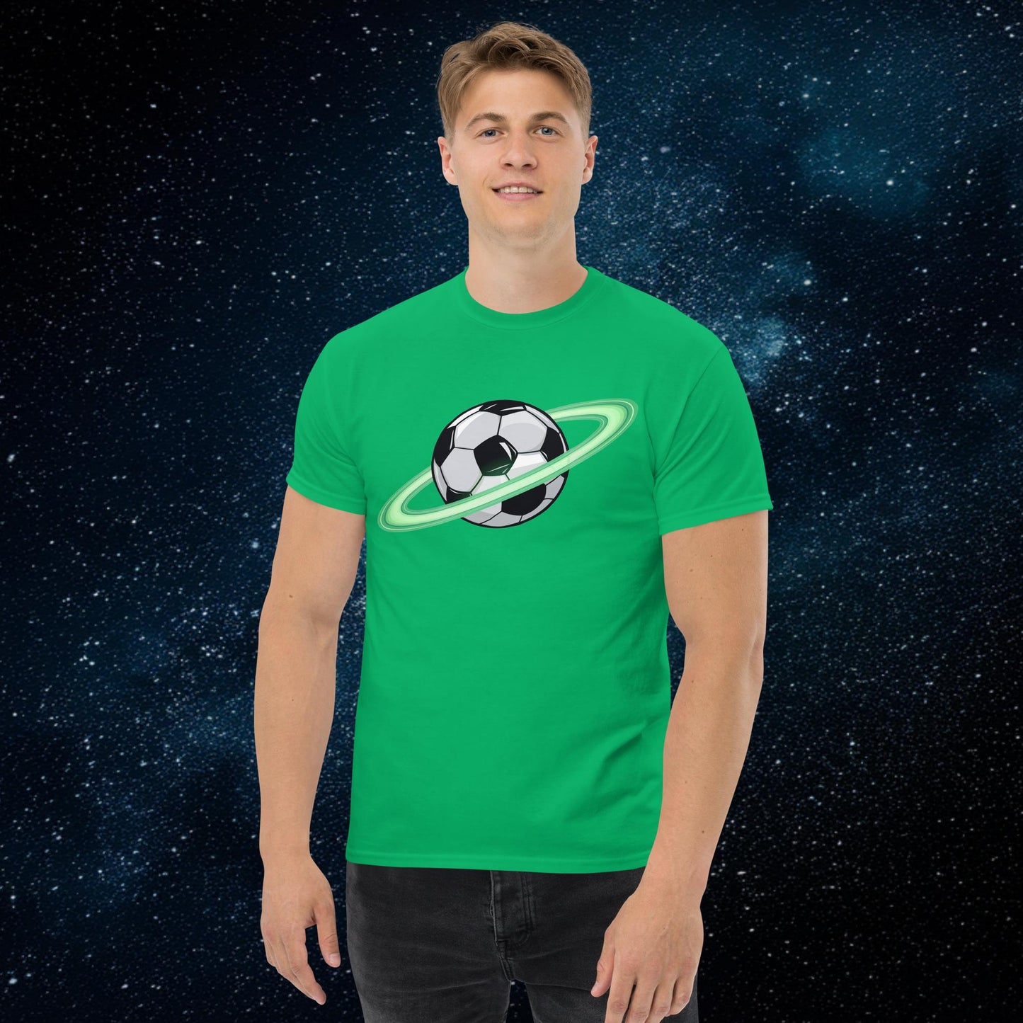 Soccer Planet Football World Unisex tee Irish Green T-shirts Football Next Cult Brand