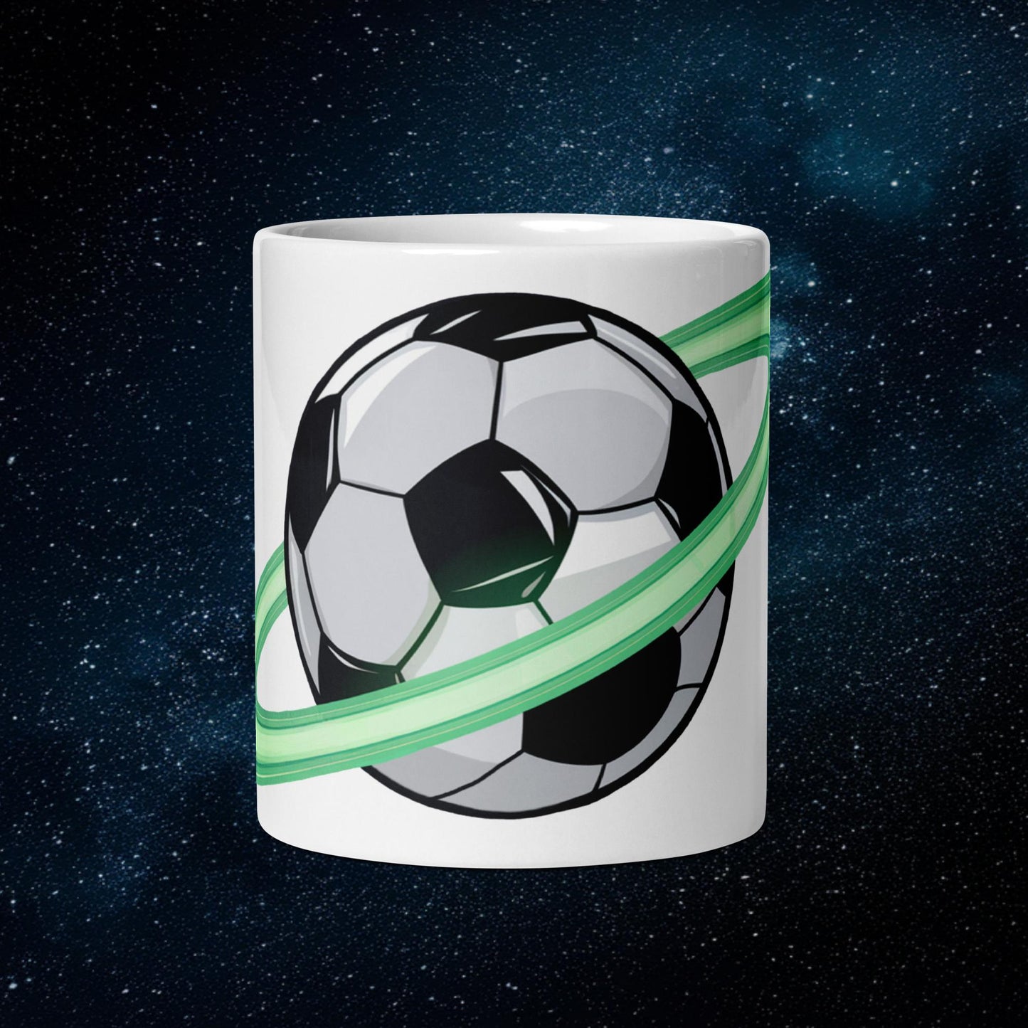 Soccer Planet Football World White glossy mug Default Title Mugs Football Next Cult Brand