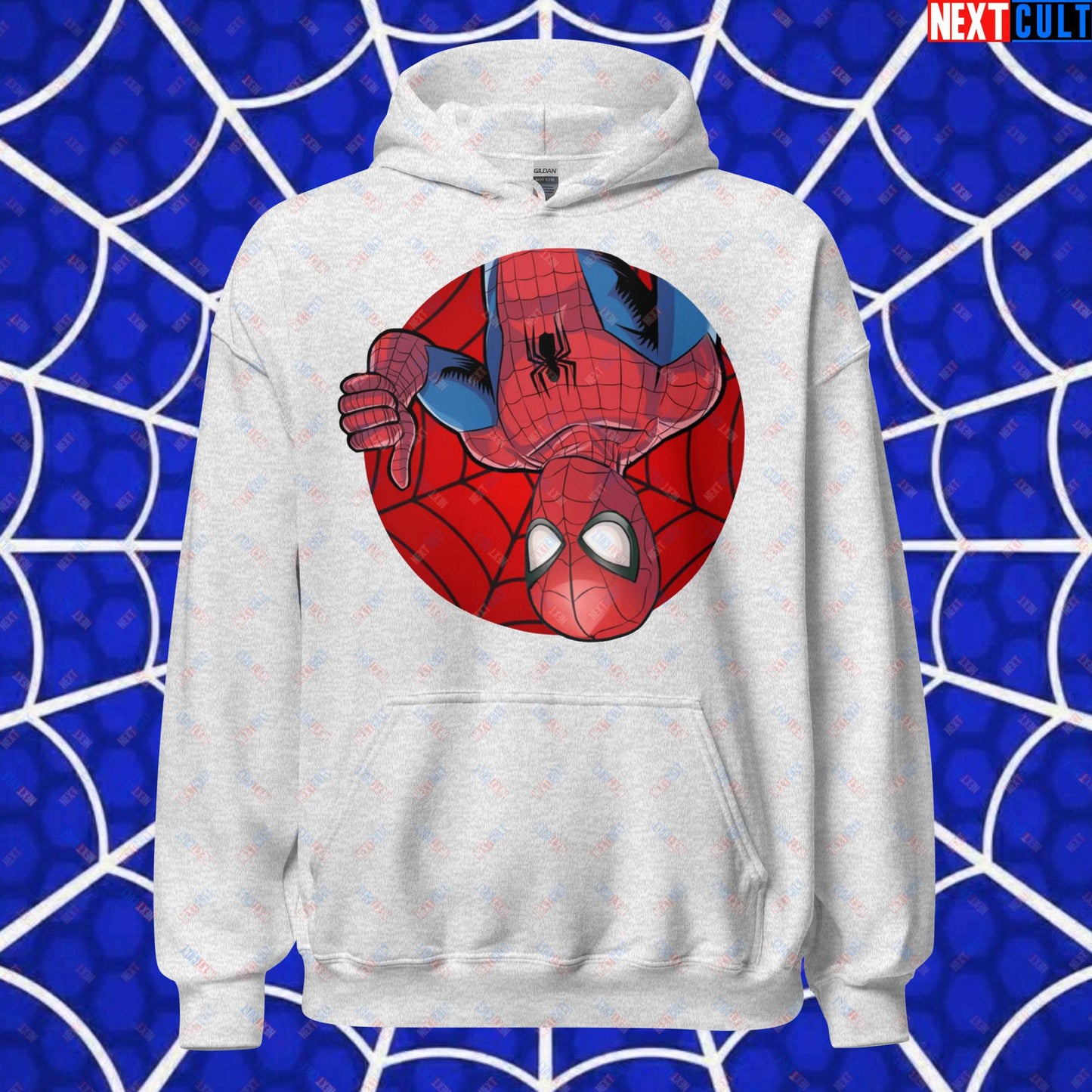 Spider Boy Vault Boy Fallout Funny Meme Cartoon Mashup Unisex Hoodie Ash Hoodies Avengers Fallout Movies Spiderman Superheroes Vault Boy Next Cult Brand