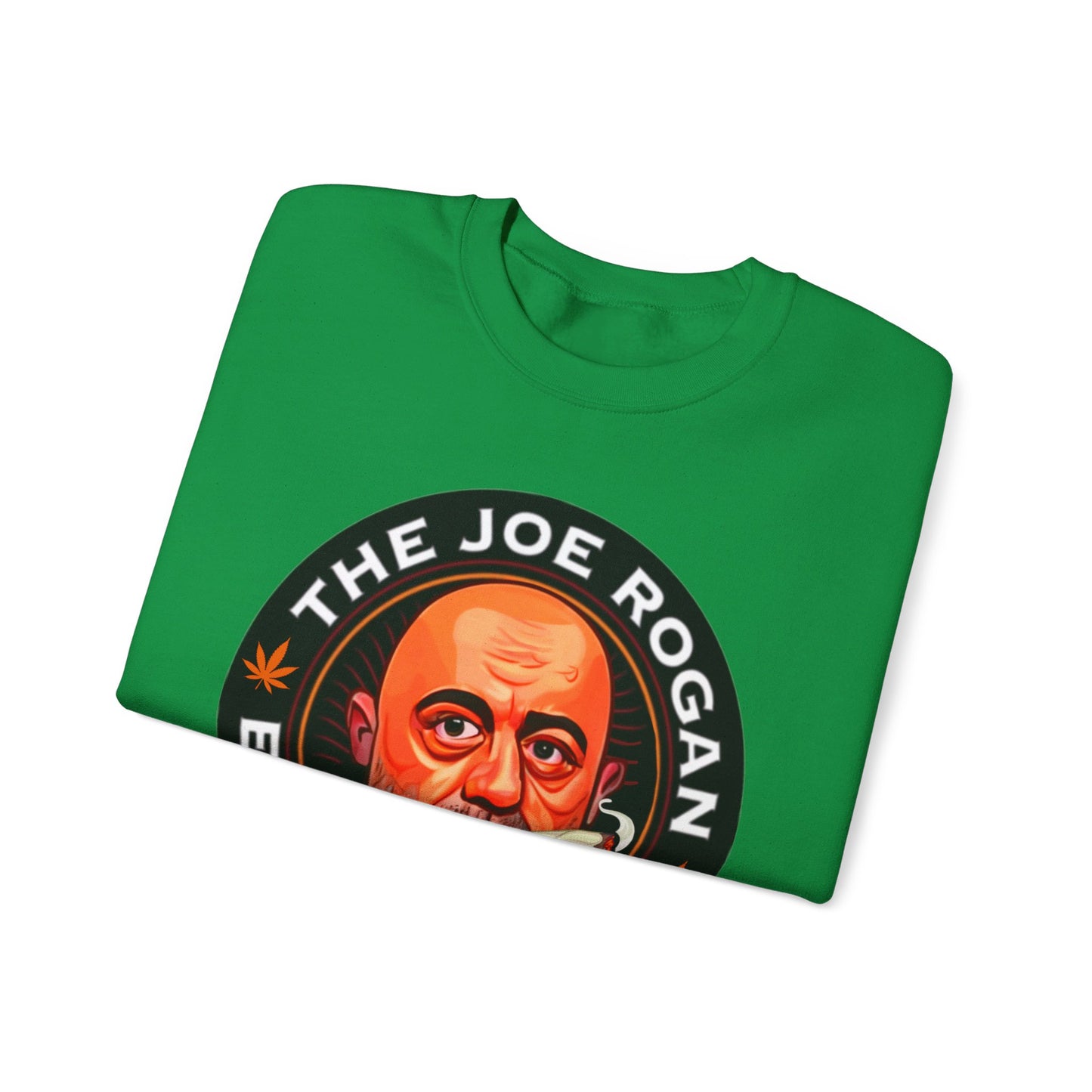 The Joe Rogan Experience Smoking Weed Marijuana Pot Funny Unisex Heavy Blend Crewneck Sweatshirt Sweatshirts Joe Rogan Podcasts Stand-up Comedy Weed Printify