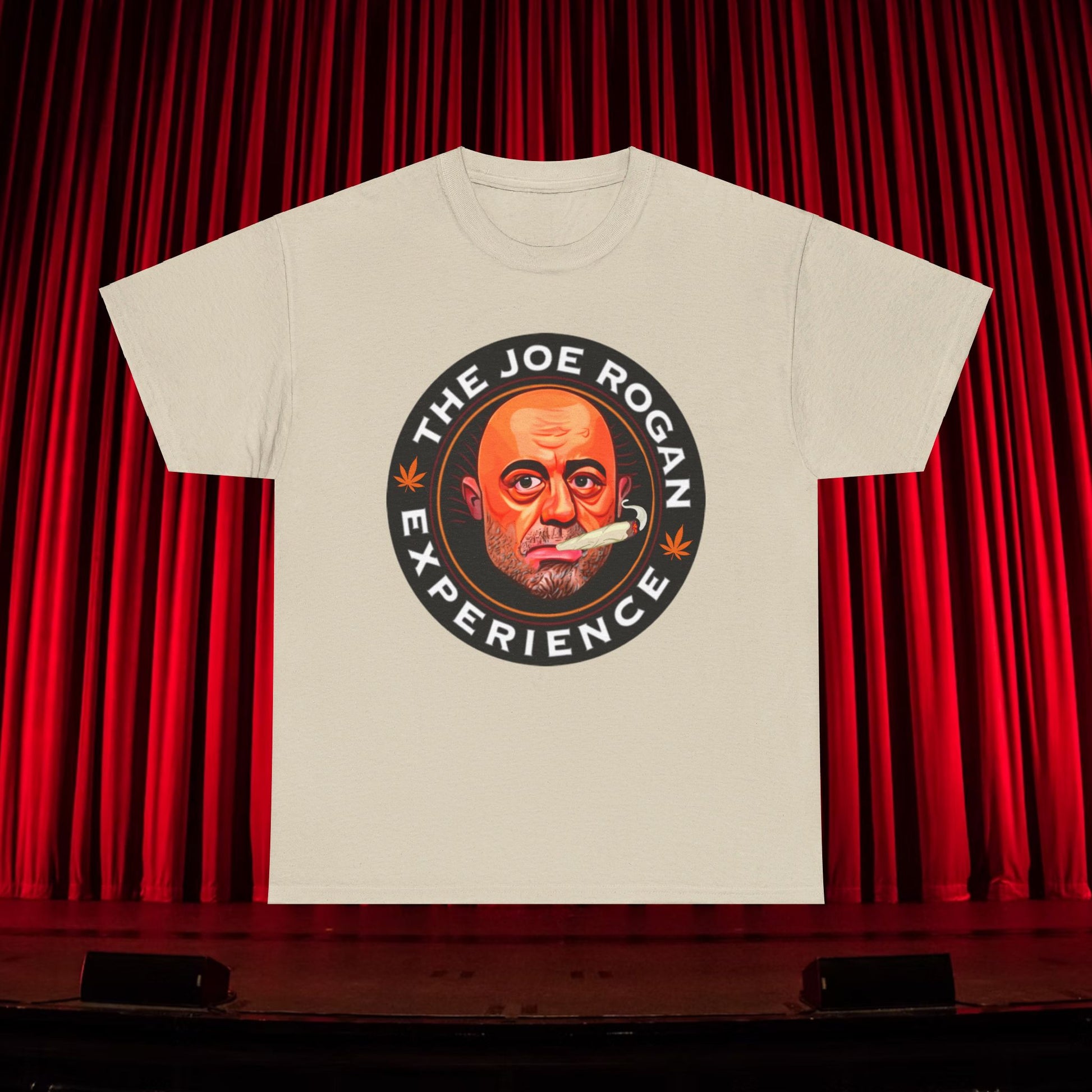 The Joe Rogan Experience Smoking Weed Marijuana Pot Funny Unisex Heavy Cotton Tee T-shirts Joe Rogan Podcasts Stand-up Comedy Weed Printify