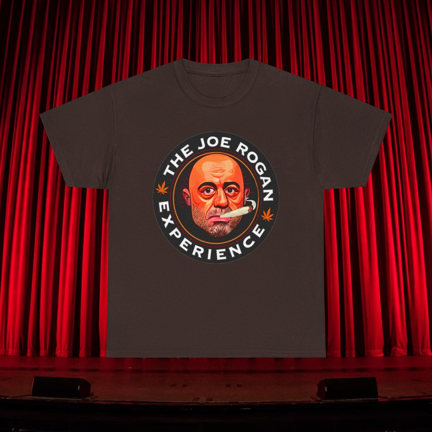 The Joe Rogan Experience Smoking Weed Marijuana Pot Funny Unisex Heavy Cotton Tee T-shirts Joe Rogan Podcasts Stand-up Comedy Weed Printify