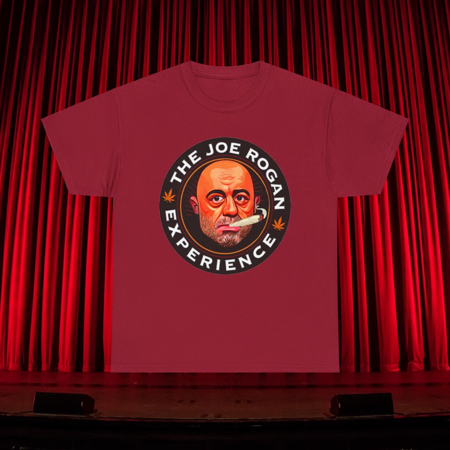 The Joe Rogan Experience Smoking Weed Marijuana Pot Funny Unisex Heavy Cotton Tee T-shirts Joe Rogan Podcasts Stand-up Comedy Weed Printify