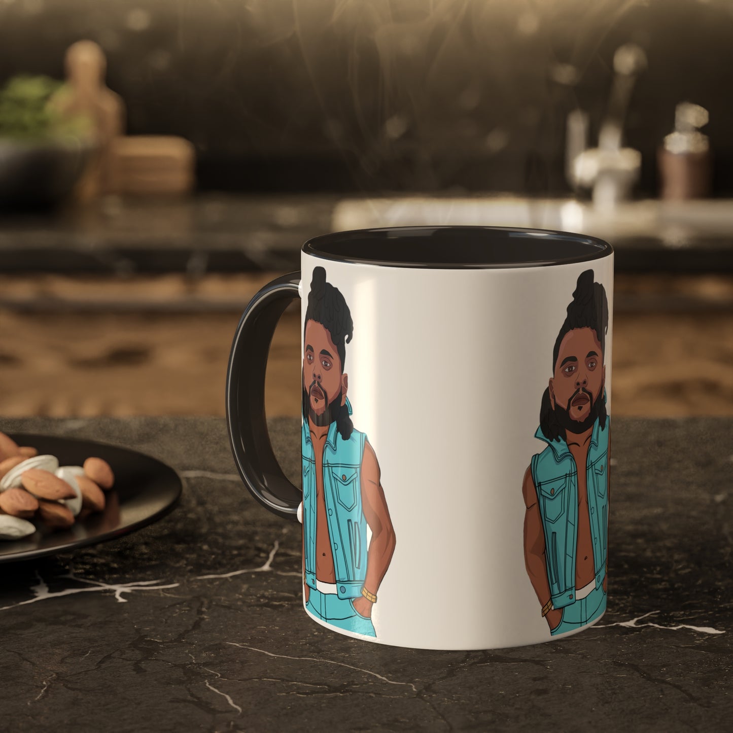 The Weeknd Colorful Mugs 11oz Black Mugs Music The Weeknd Printify