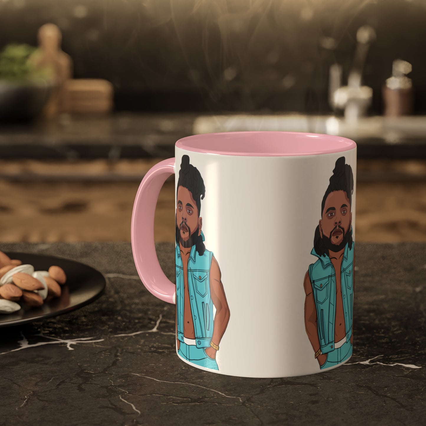 The Weeknd Colorful Mugs 11oz Pink Mugs Music The Weeknd Printify