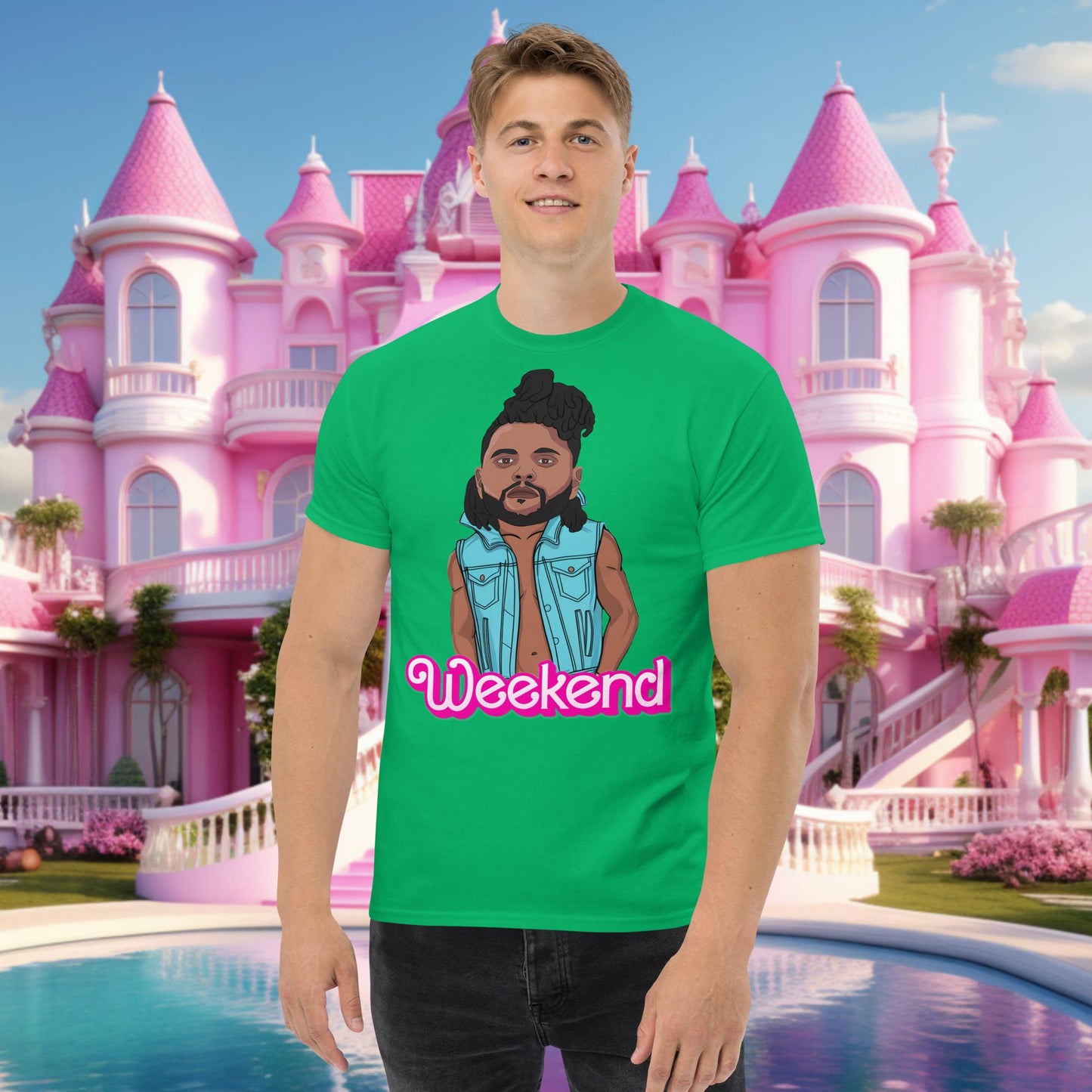 The Weeknd Ken Barbie Movie tee Irish Green T-shirts Barbie Music The Weeknd Next Cult Brand