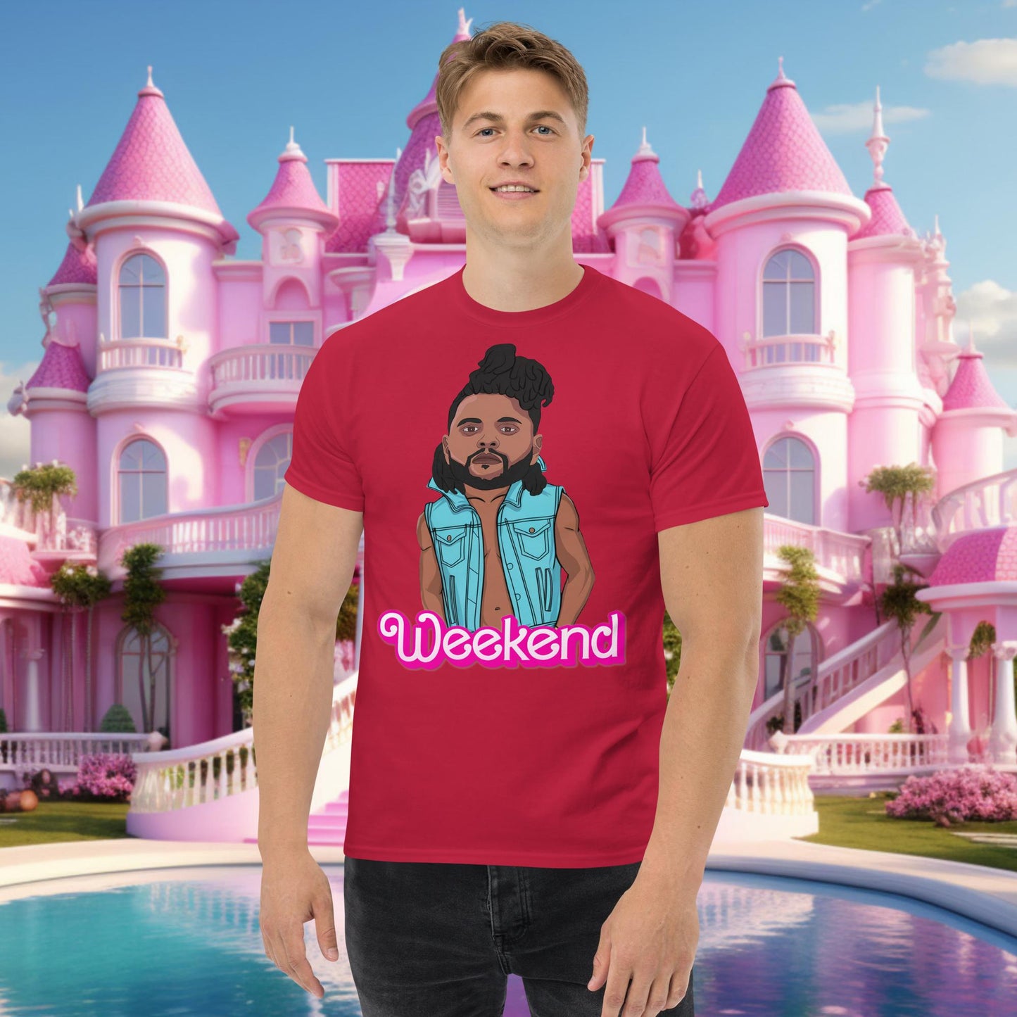 The Weeknd Ken Barbie Movie tee Cardinal T-shirts Barbie Music The Weeknd Next Cult Brand