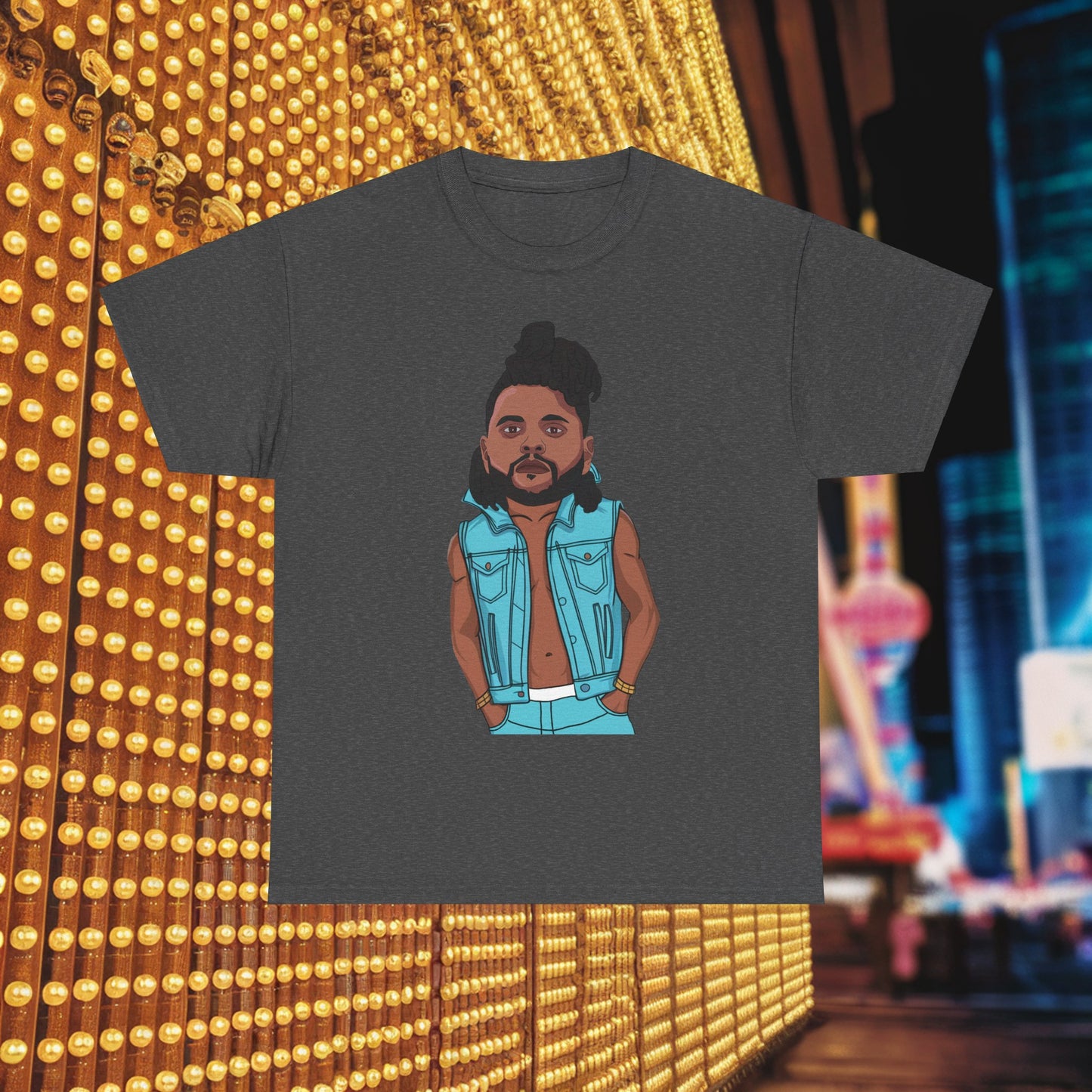 The Weeknd Unisex Heavy Cotton Tee T-shirts Music The Weeknd Printify
