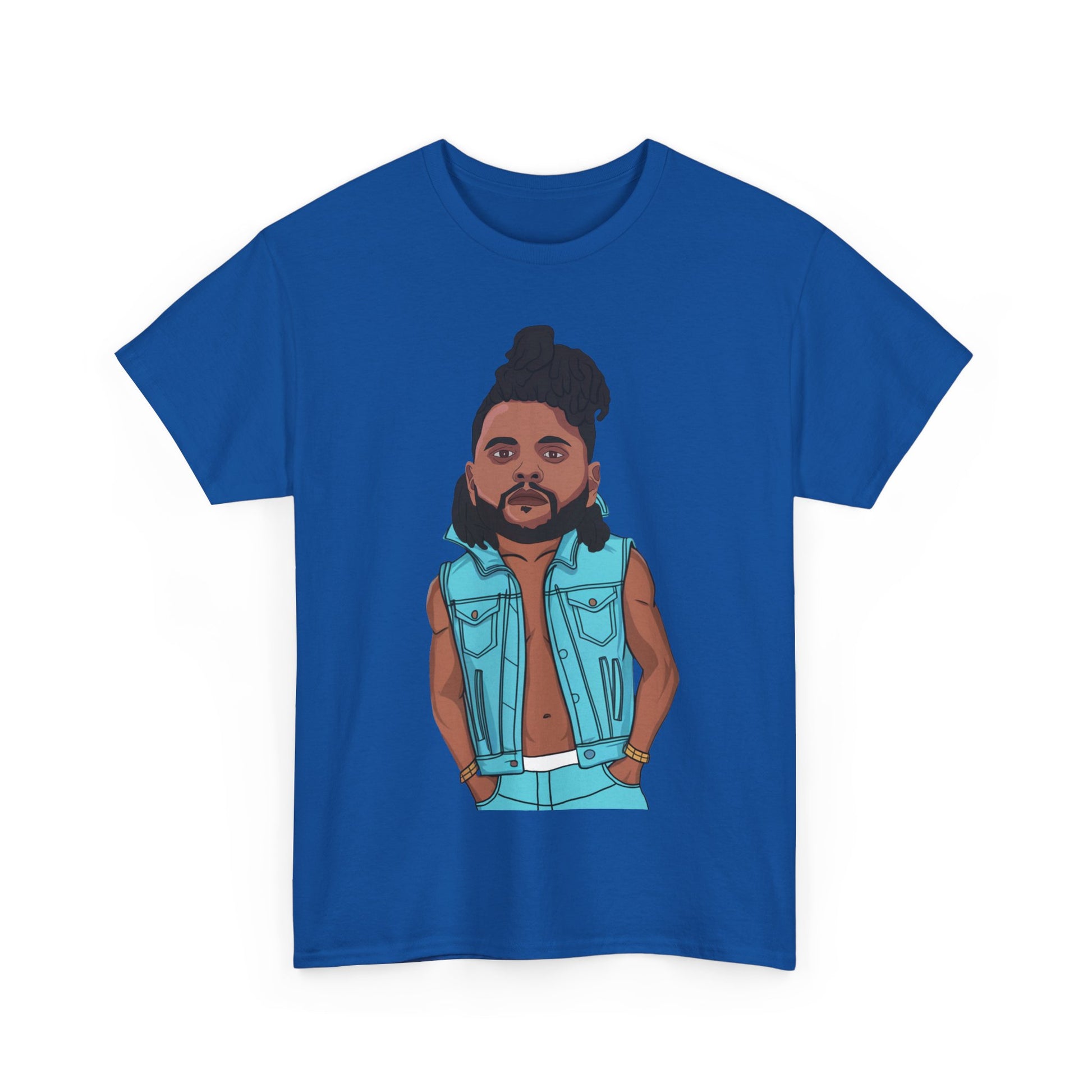 The Weeknd Unisex Heavy Cotton Tee T-shirts Music The Weeknd Printify