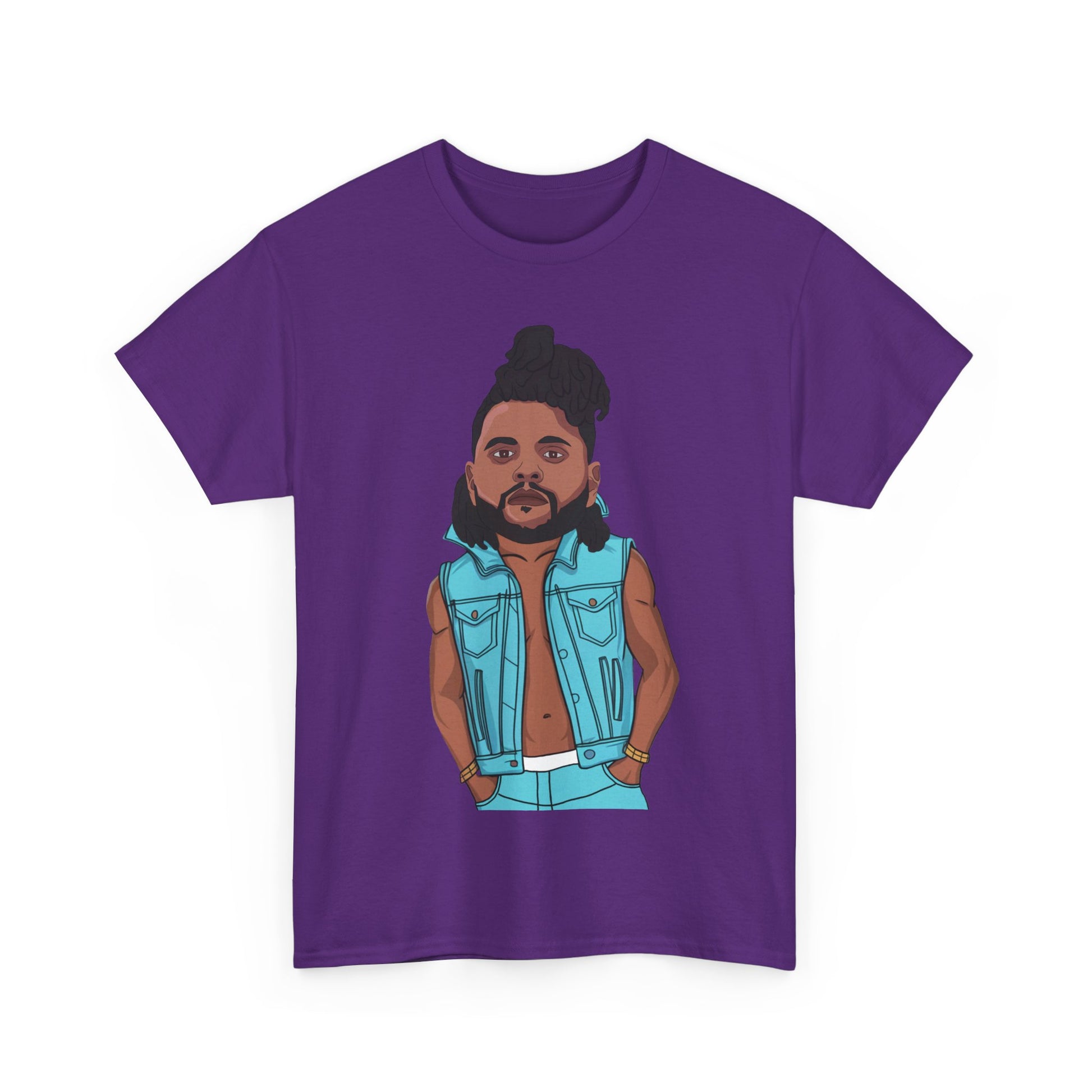 The Weeknd Unisex Heavy Cotton Tee T-shirts Music The Weeknd Printify