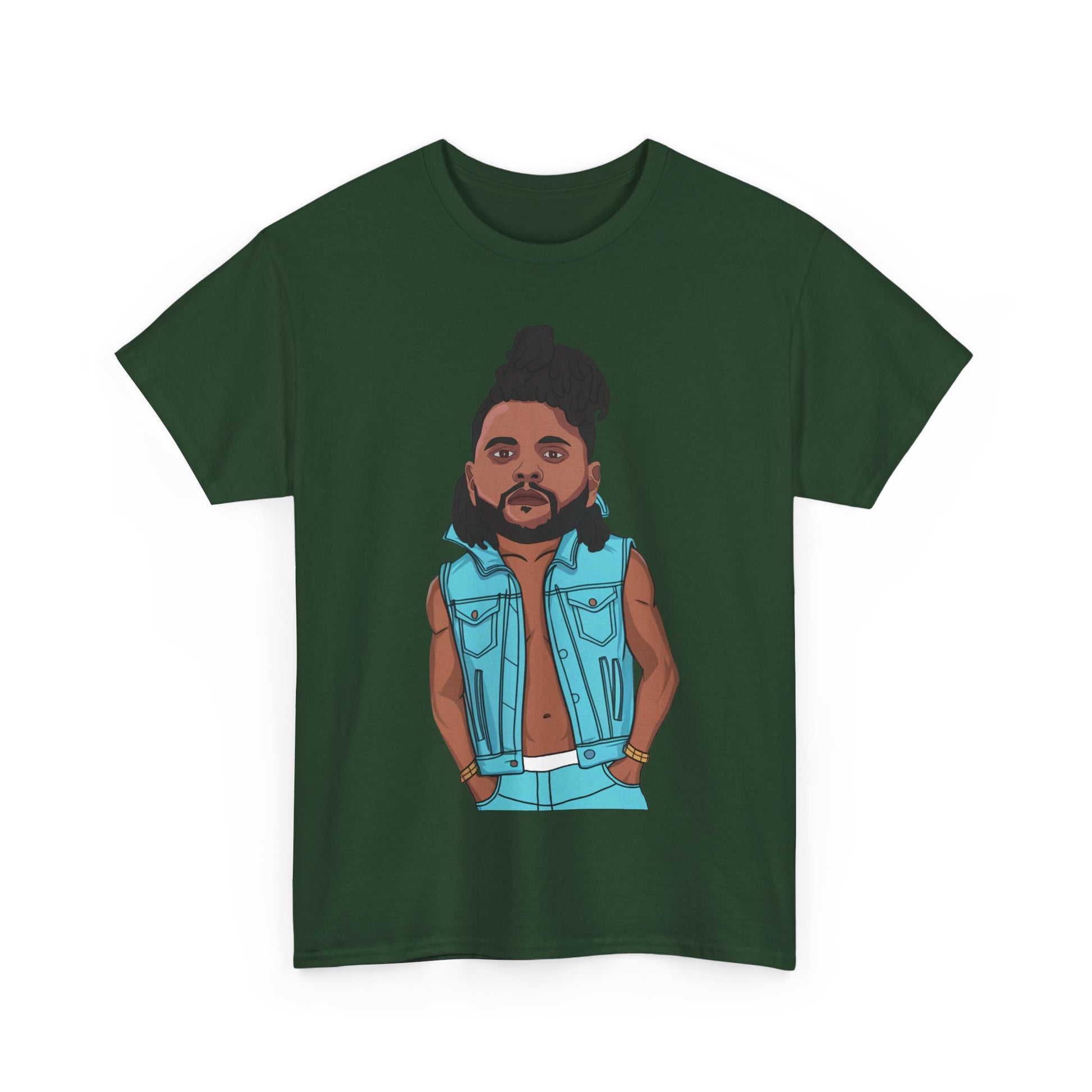 The Weeknd Unisex Heavy Cotton Tee T-shirts Music The Weeknd Printify