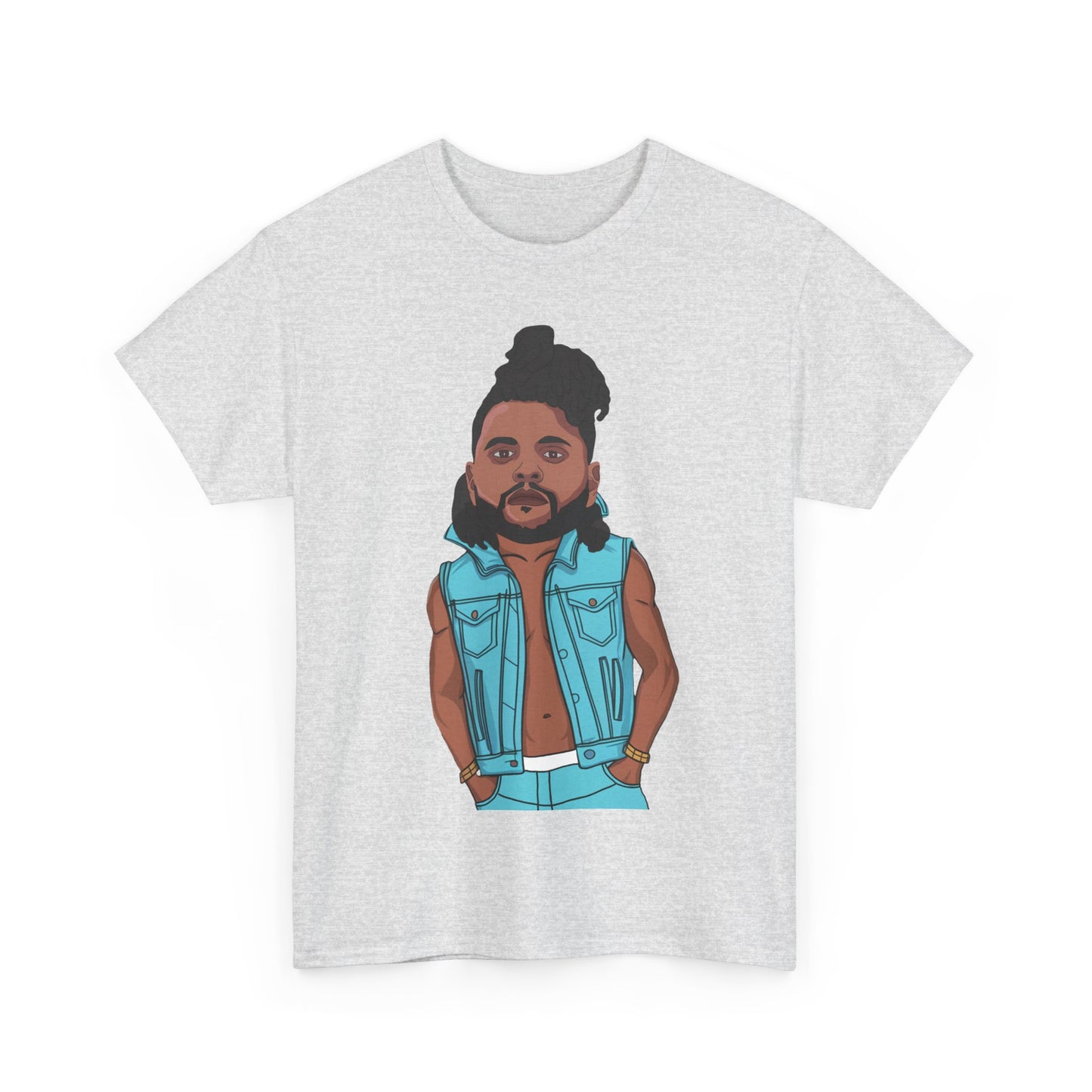 The Weeknd Unisex Heavy Cotton Tee T-shirts Music The Weeknd Printify