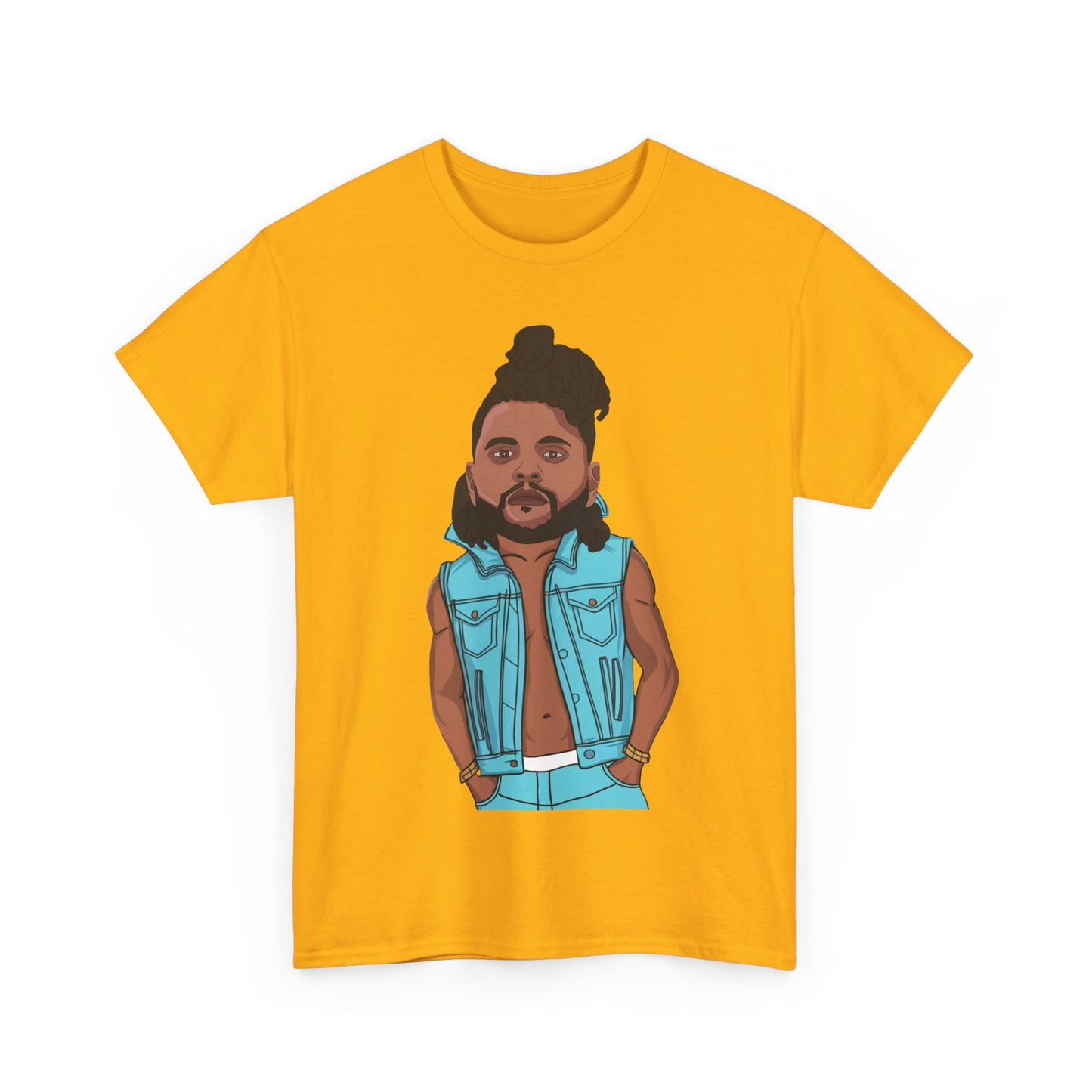 The Weeknd Unisex Heavy Cotton Tee T-shirts Music The Weeknd Printify