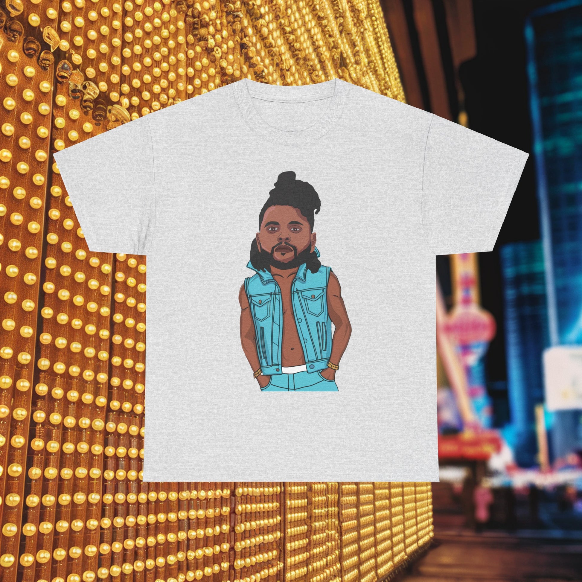 The Weeknd Unisex Heavy Cotton Tee T-shirts Music The Weeknd Printify